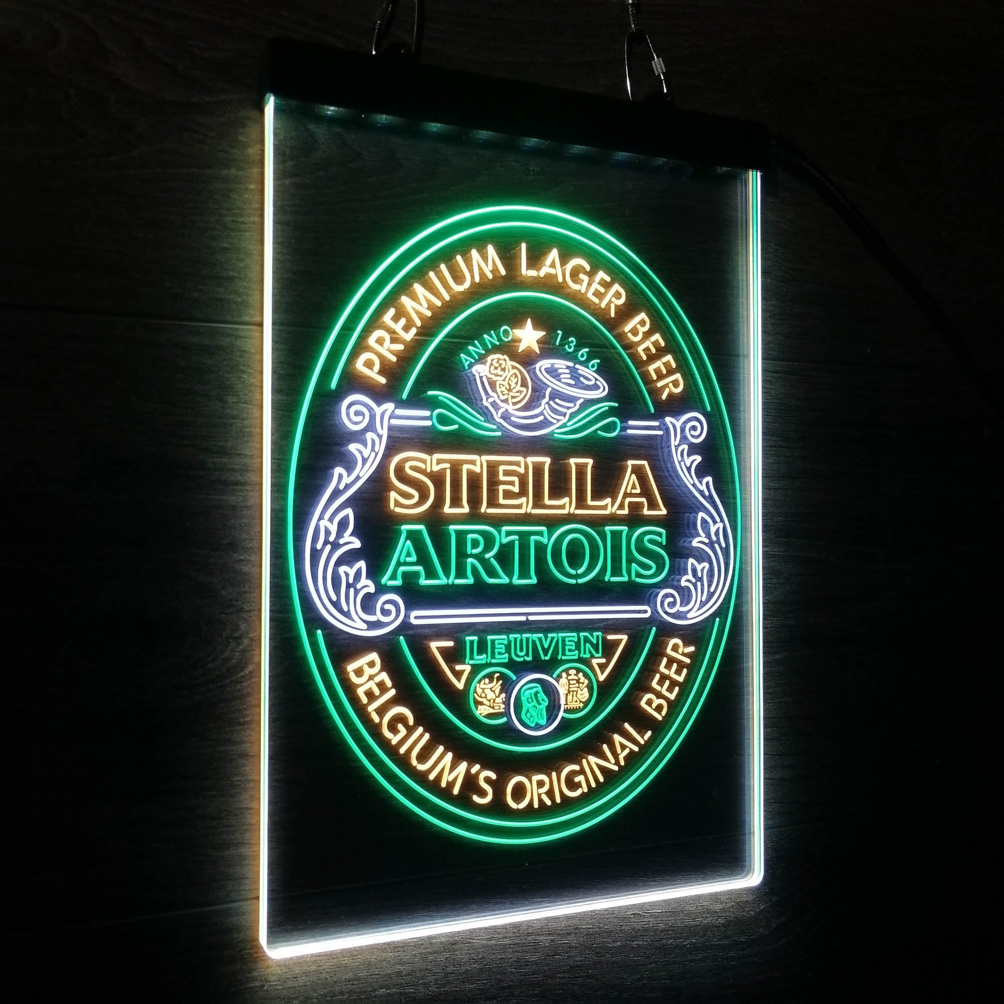 Stella Artois Larger Beer Neon LED Sign 3 Colors