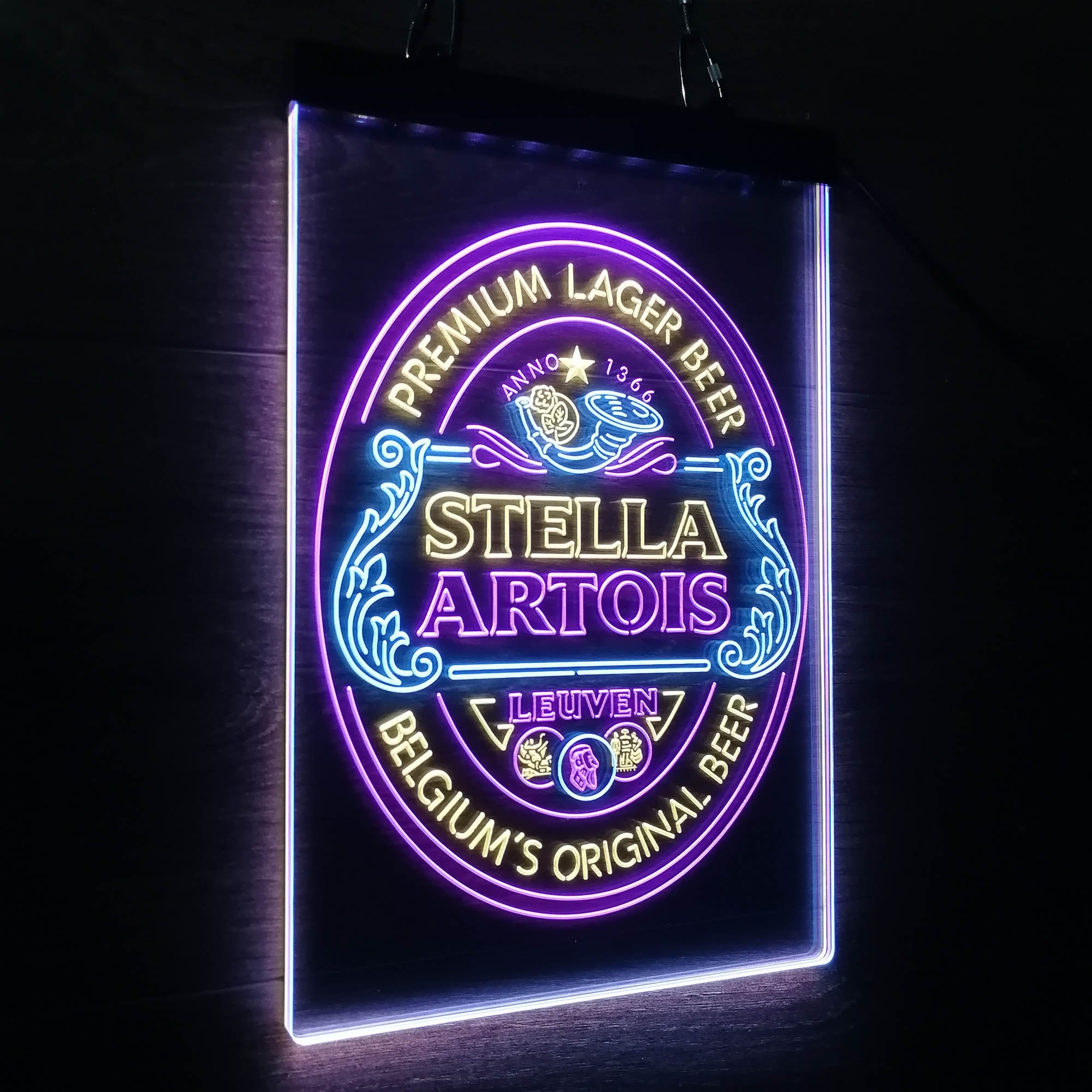 Stella Artois Larger Beer Neon LED Sign 3 Colors