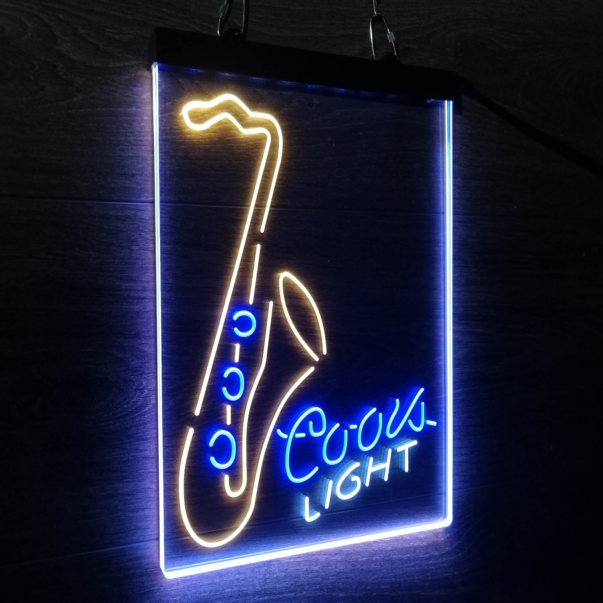 Coors Lite Saxophone Neon LED Sign 3 Colors