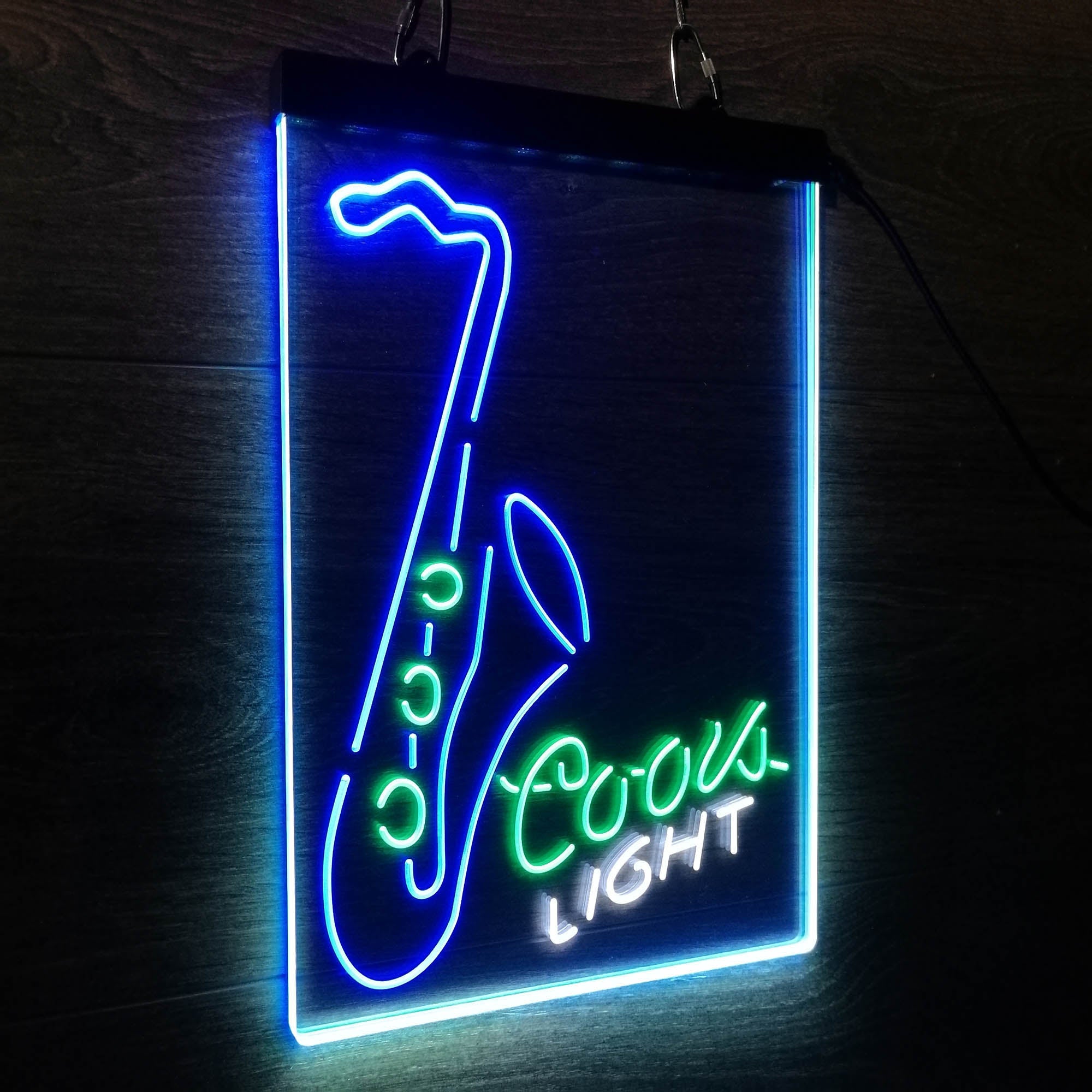 Coors Lite Saxophone Neon LED Sign 3 Colors