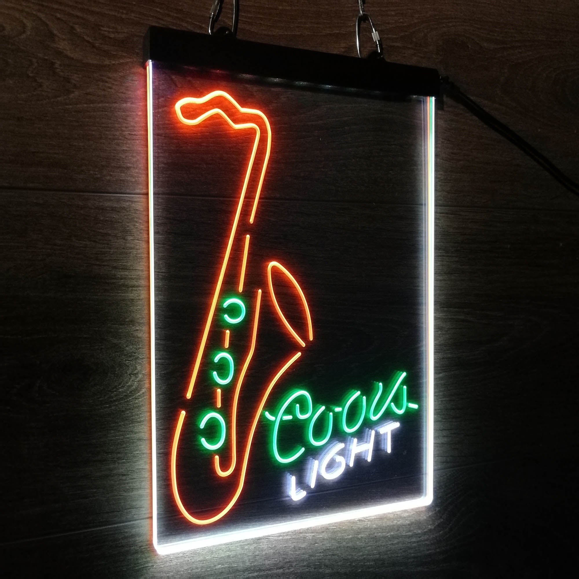 Coors Lite Saxophone Neon LED Sign 3 Colors