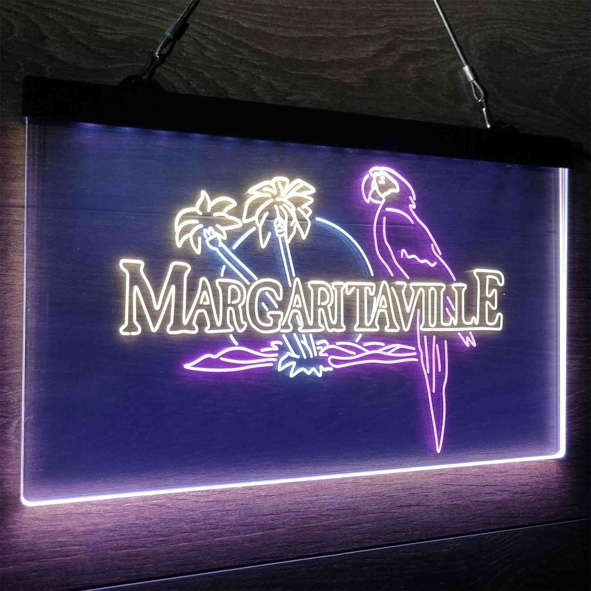 Jimmy Buffett's Margaritaville Parrot Neon LED Sign For Sale | LEDLABCAVE