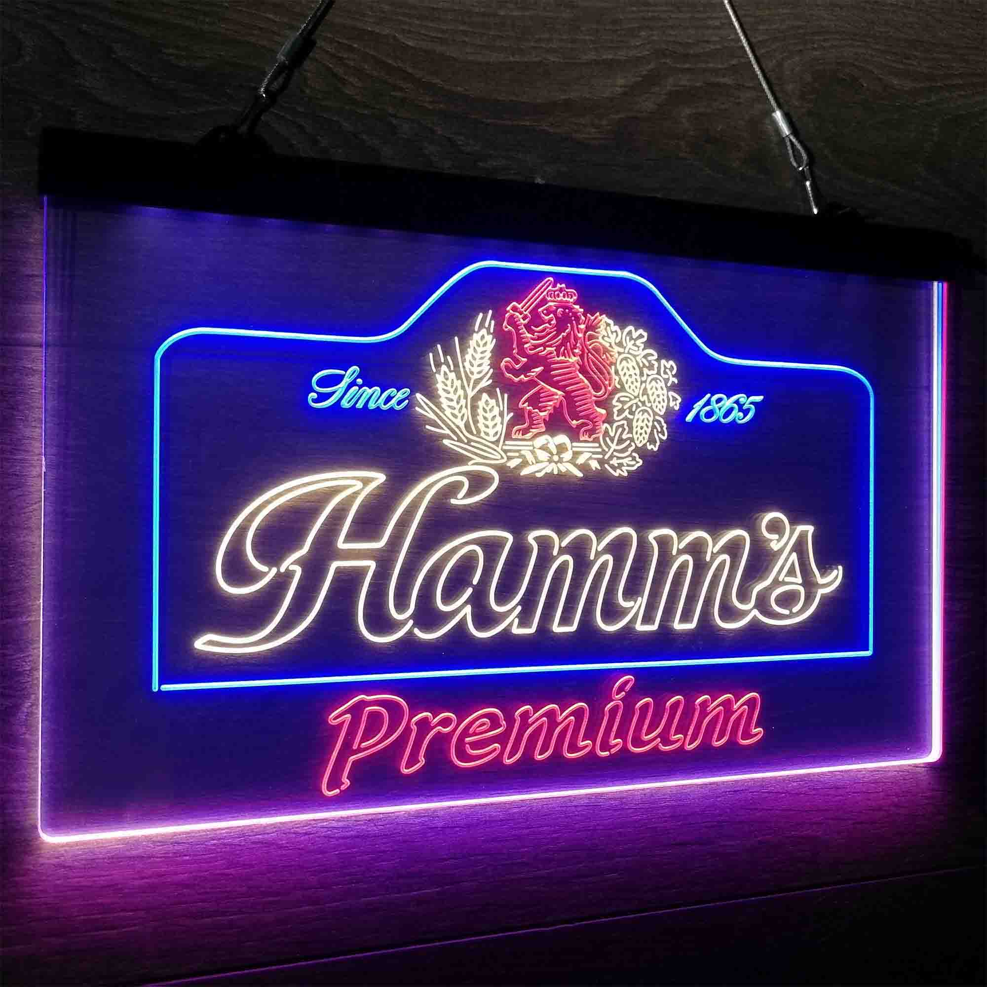 Hamm's Premium Neon LED Sign 3 Colors