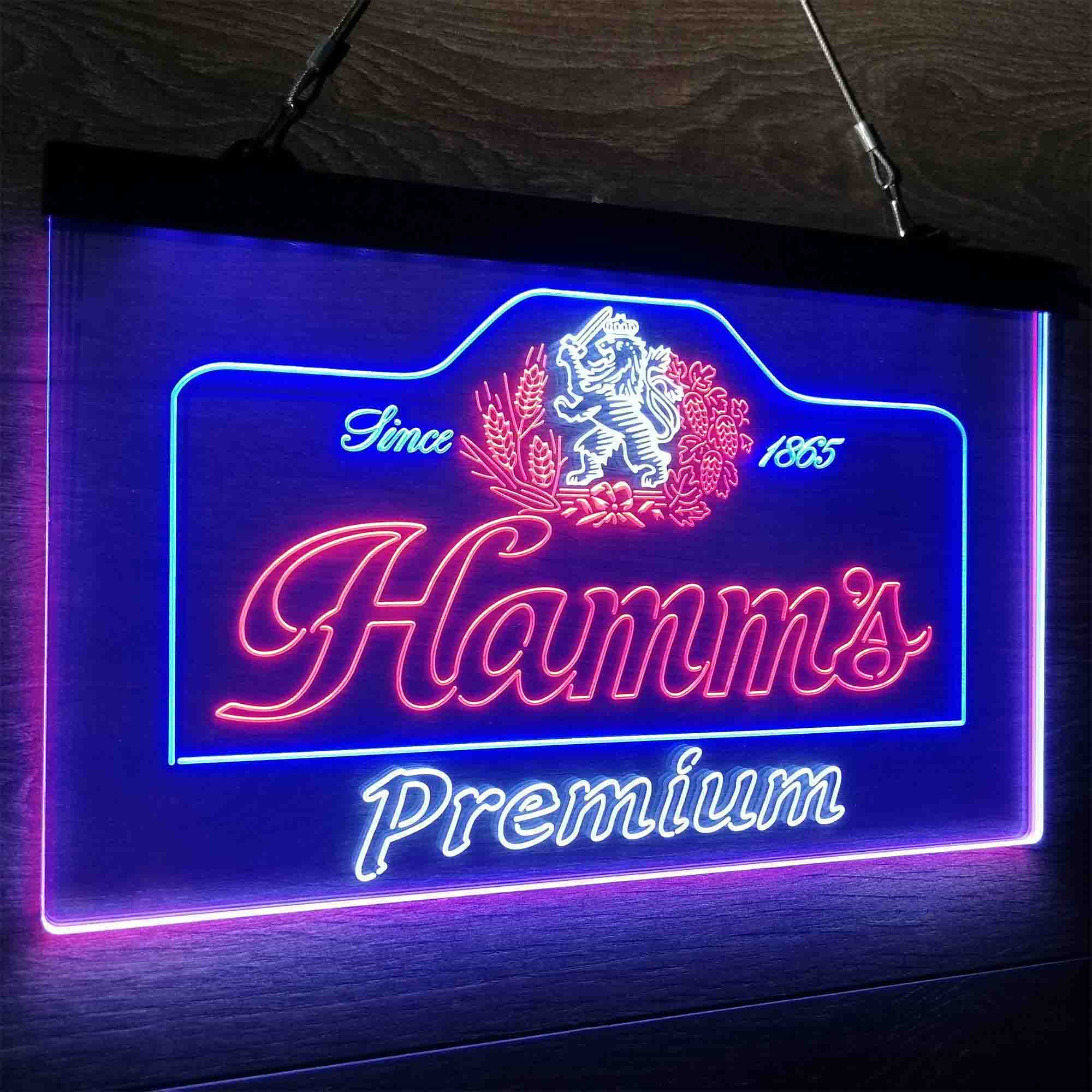 Hamm's Premium Neon LED Sign 3 Colors