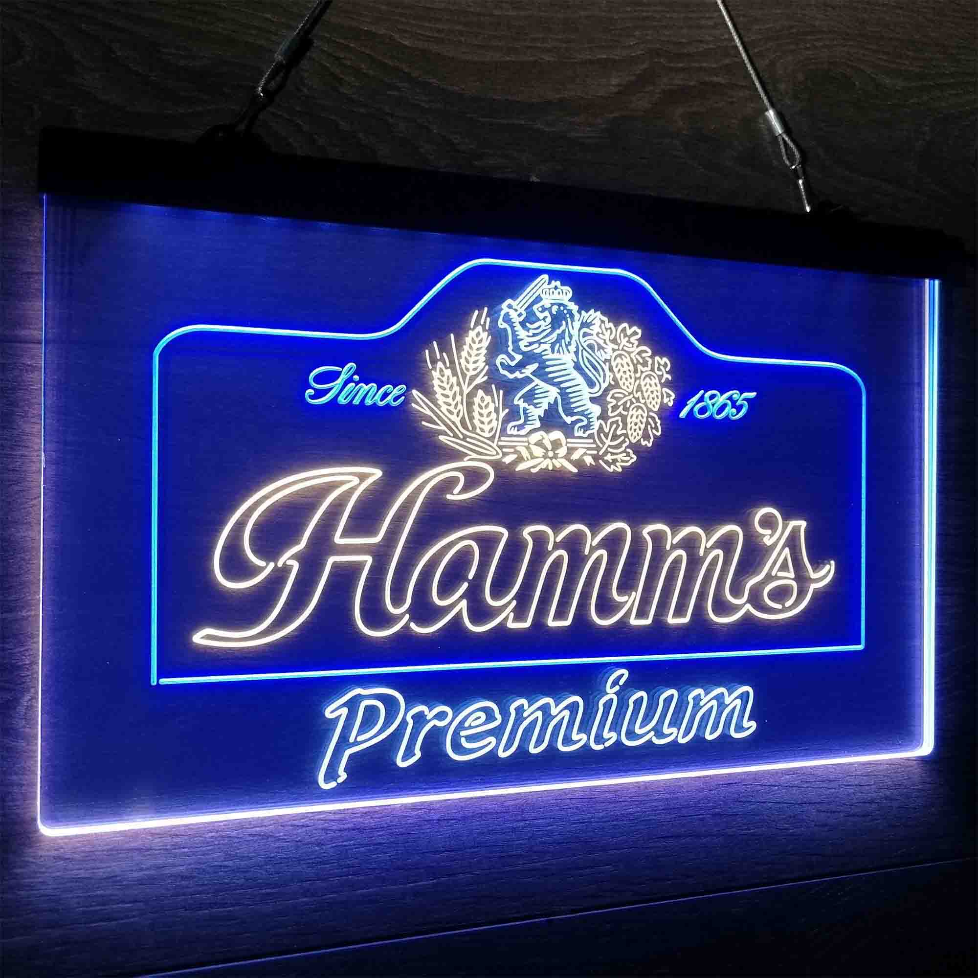 Hamm's Premium Neon LED Sign 3 Colors