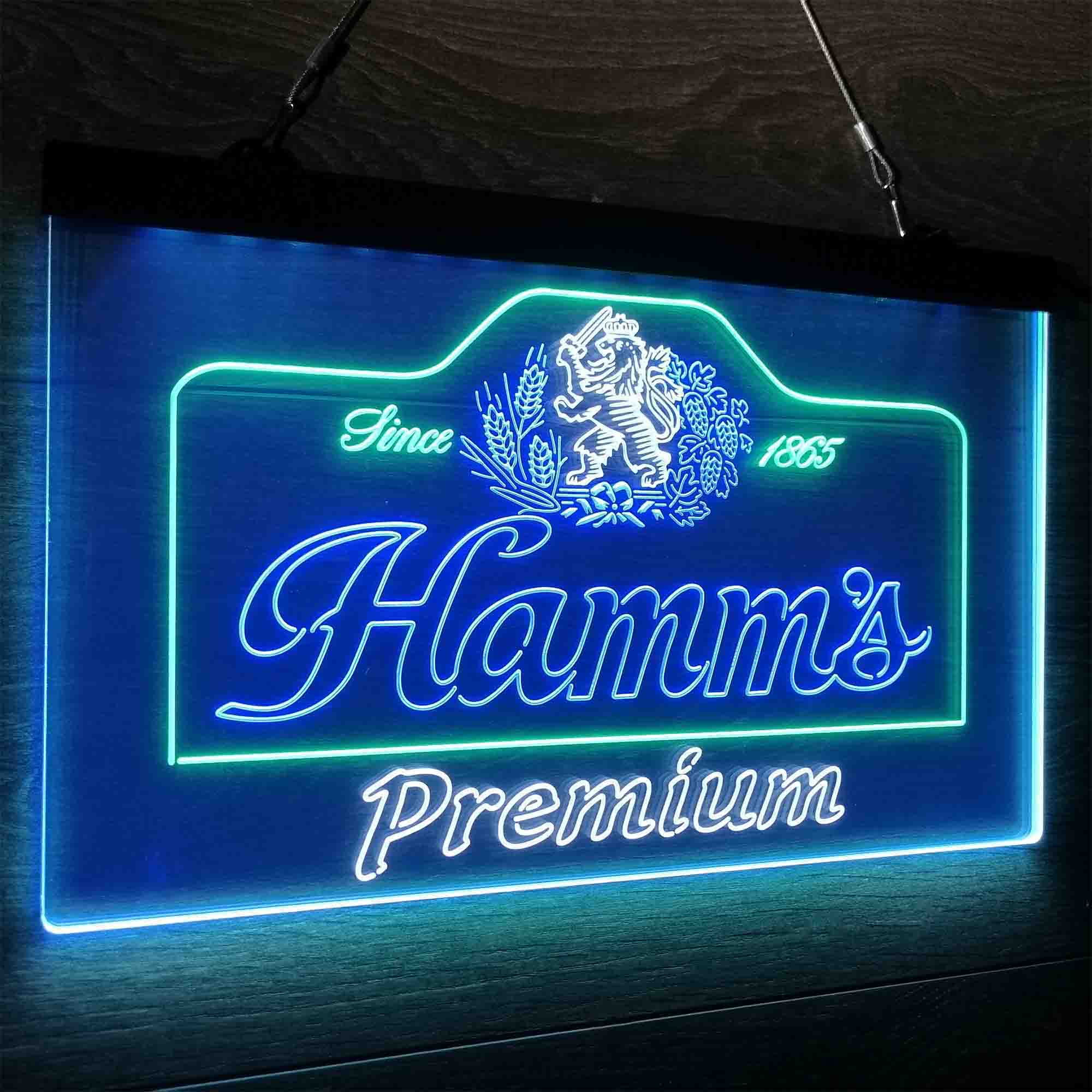 Hamm's Premium Neon LED Sign 3 Colors