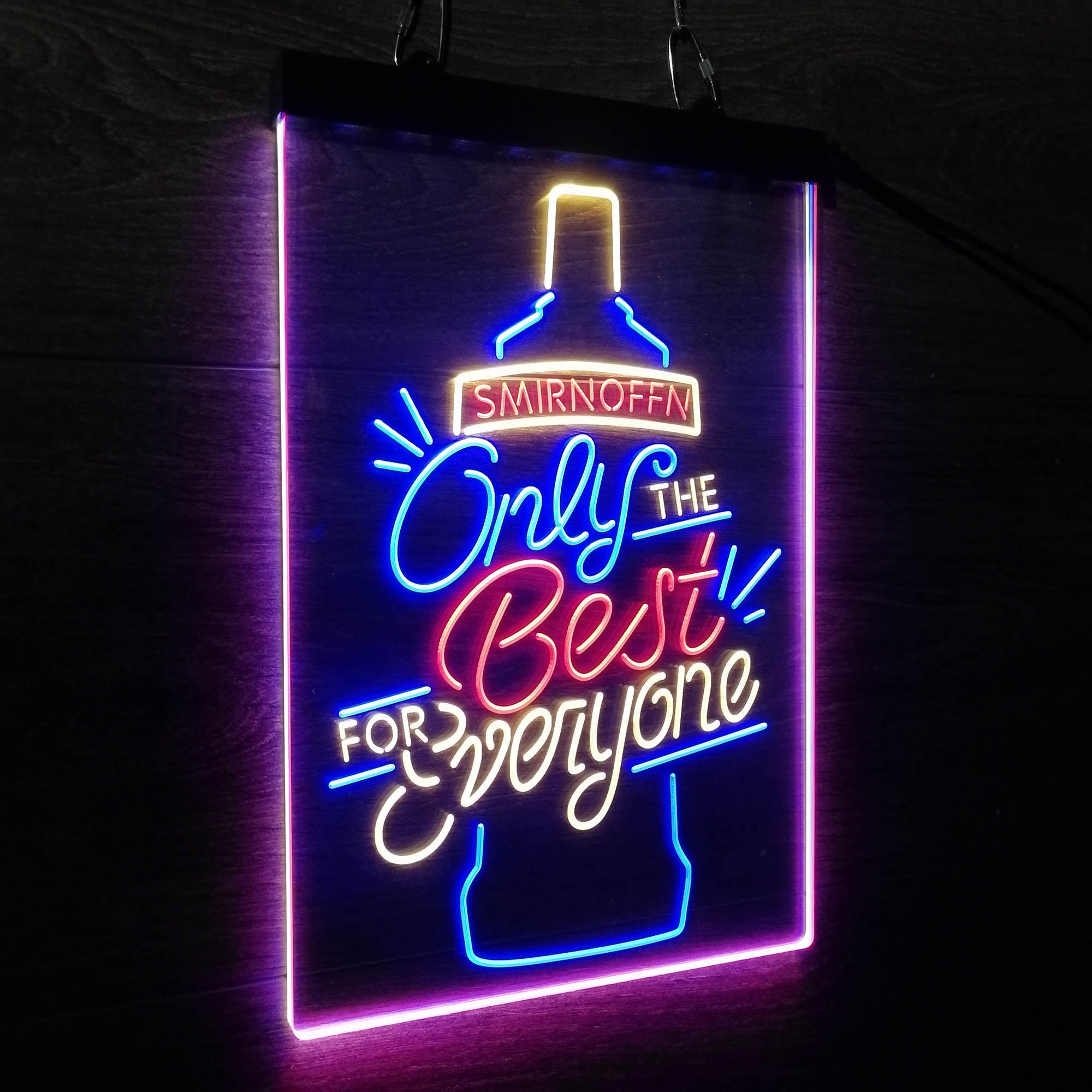 Smirnoff Only The B Neon LED Sign 3 Colors