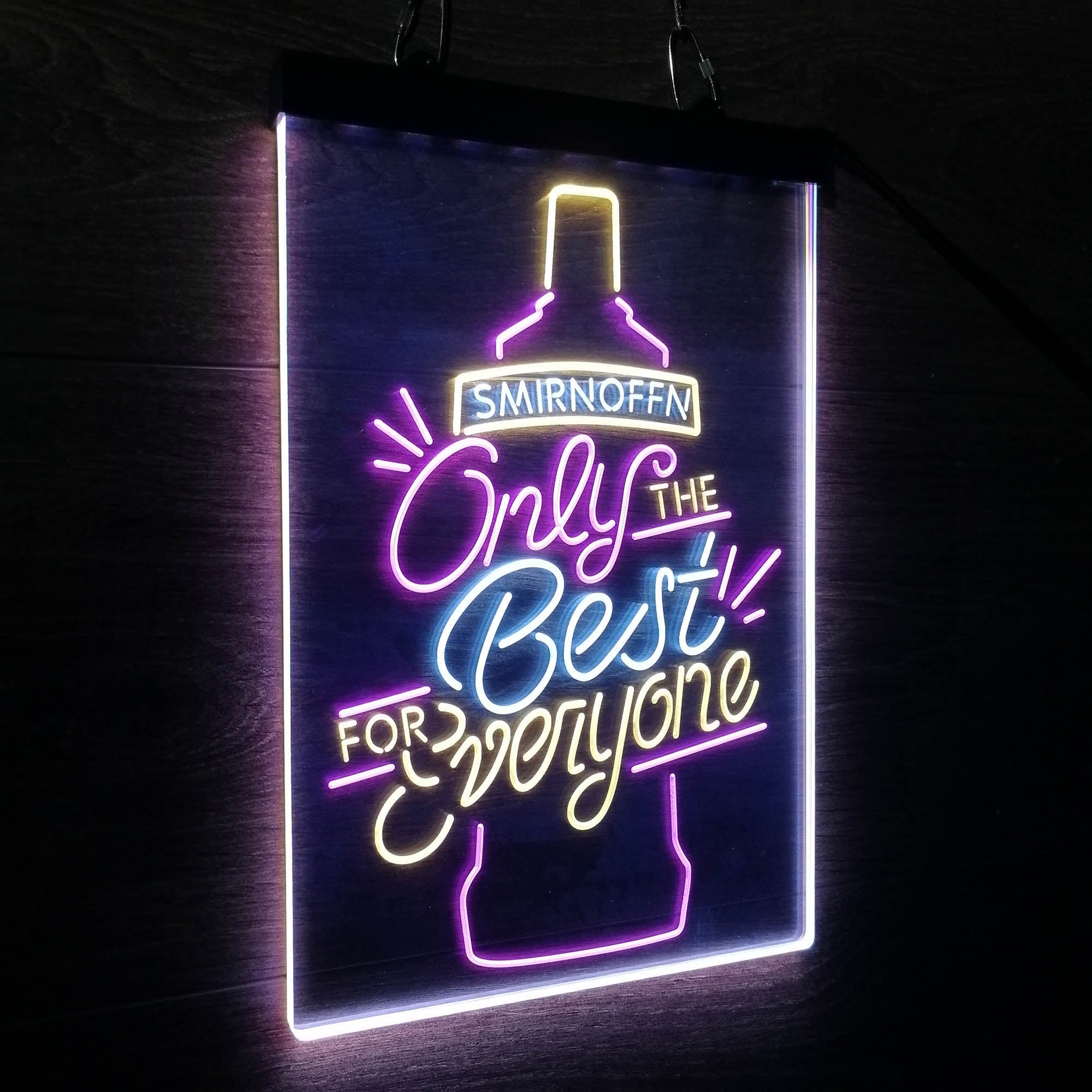 Smirnoff Only The B Neon LED Sign 3 Colors