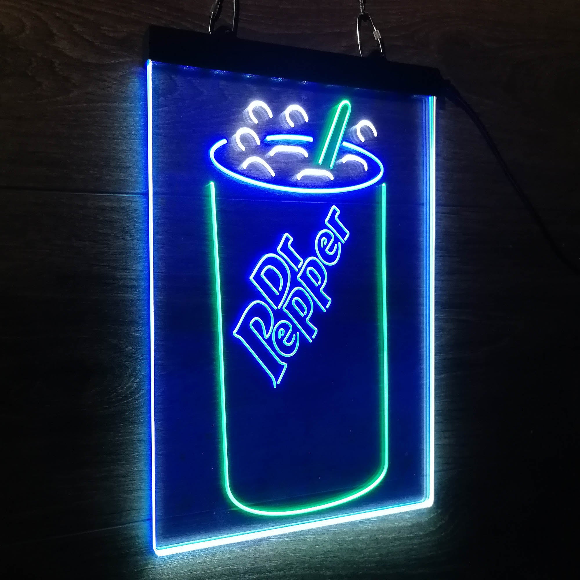 Dr Pepper Cup Neon LED Sign 3 Colors