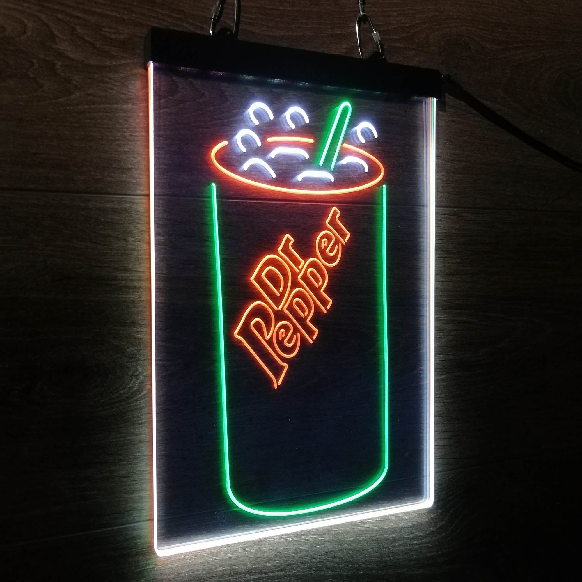 Dr Pepper Cup Neon LED Sign 3 Colors