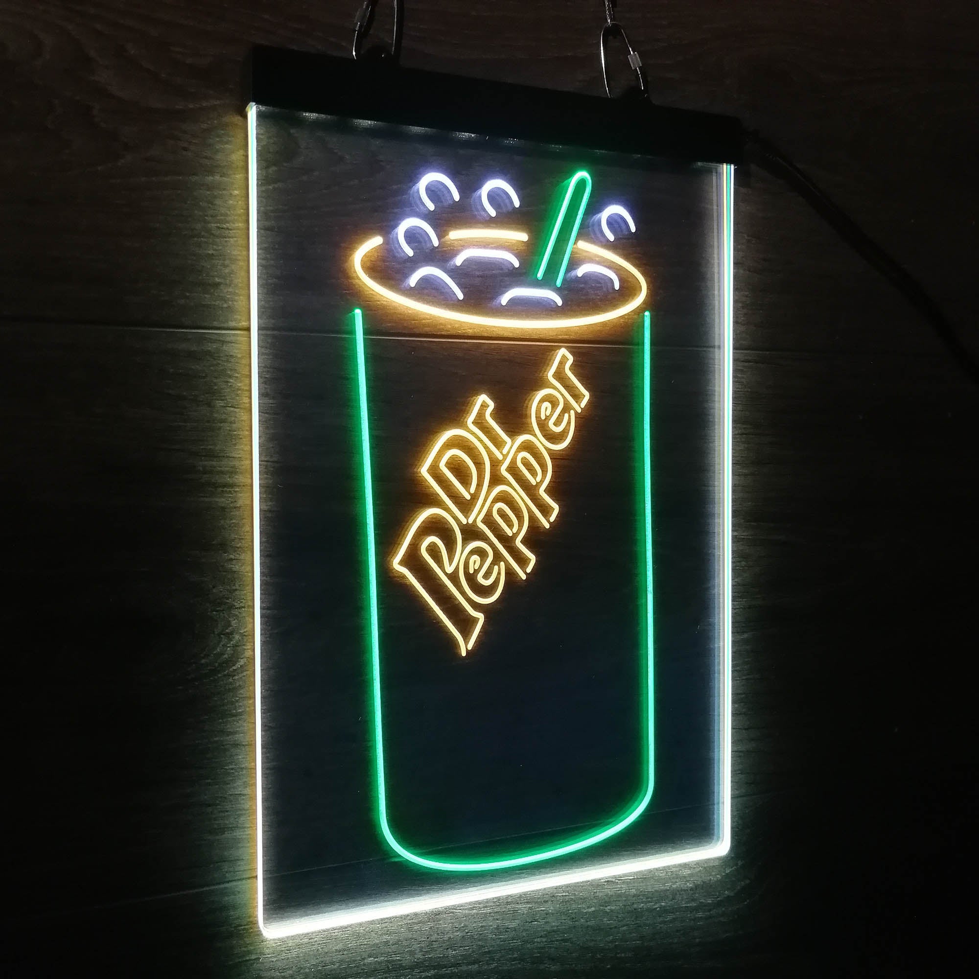 Dr Pepper Cup Neon LED Sign 3 Colors