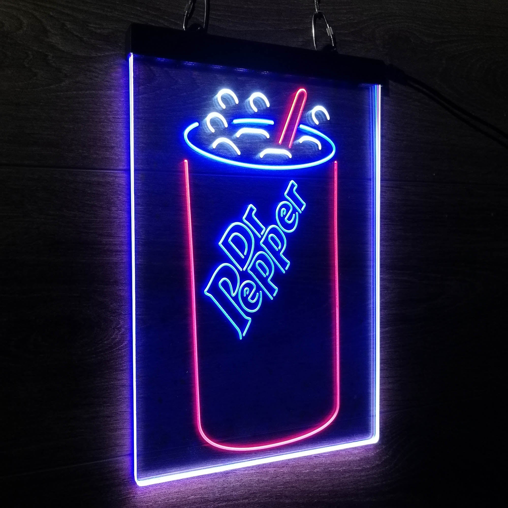 Dr Pepper Cup Neon LED Sign 3 Colors