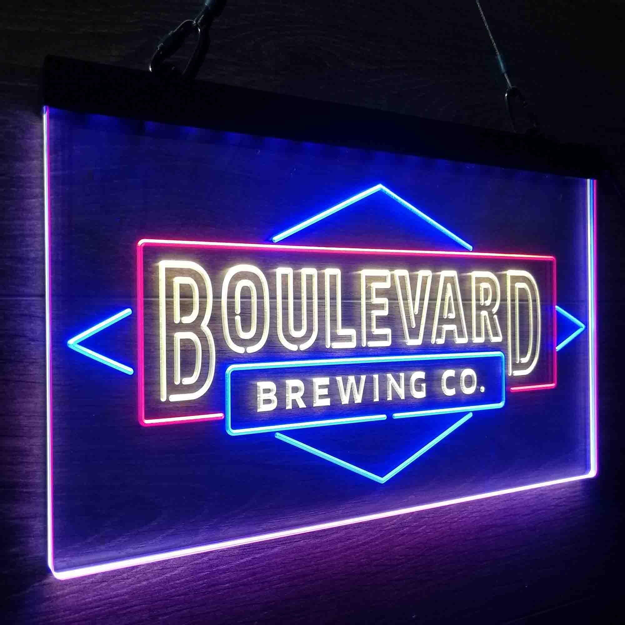 Boulevard Brewing Co. Neon LED Sign 3 Colors