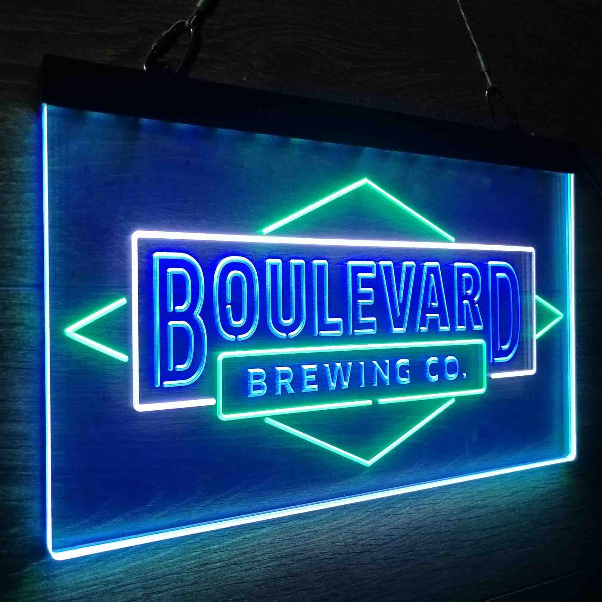 Boulevard Brewing Co. Neon LED Sign 3 Colors