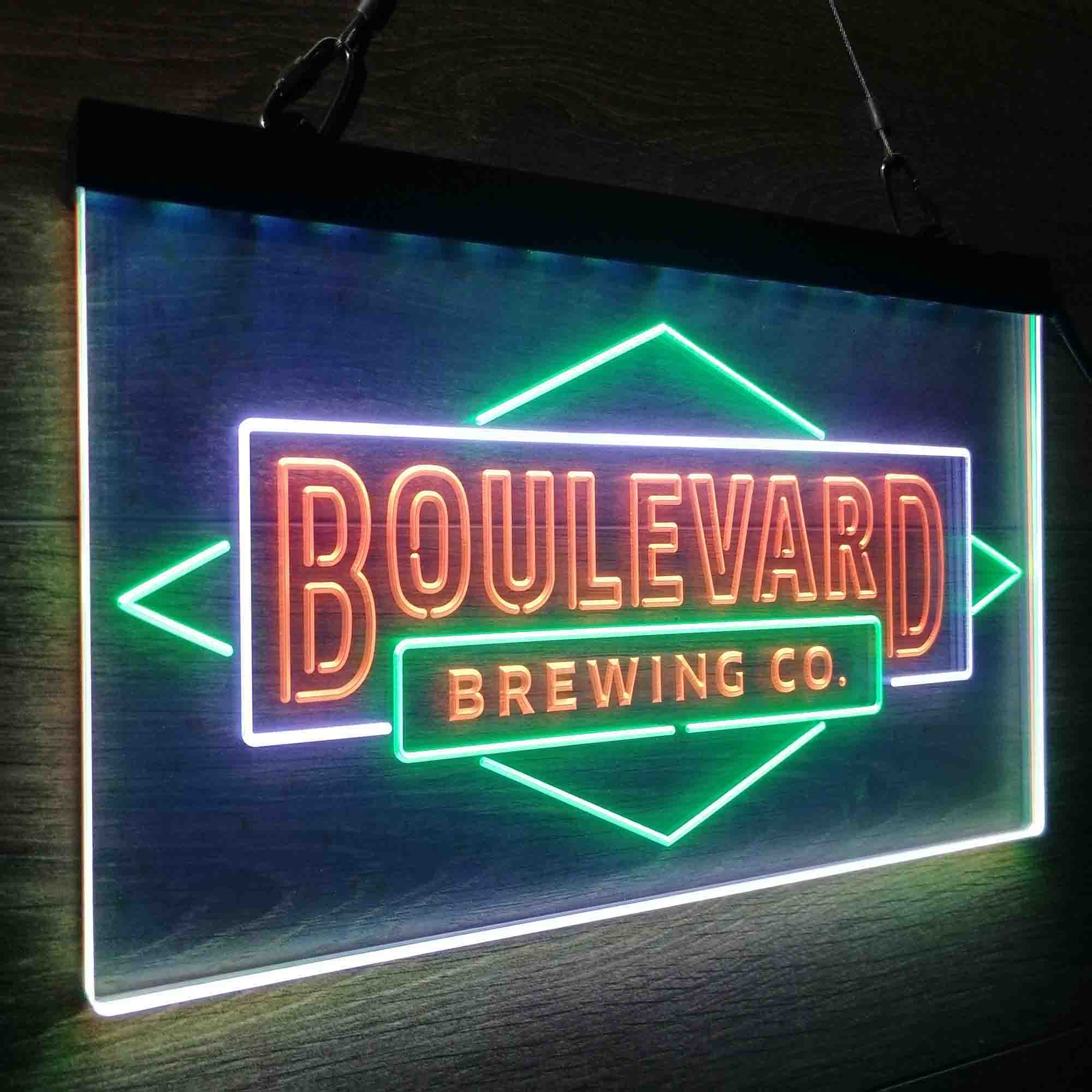 Boulevard Brewing Co. Neon LED Sign 3 Colors