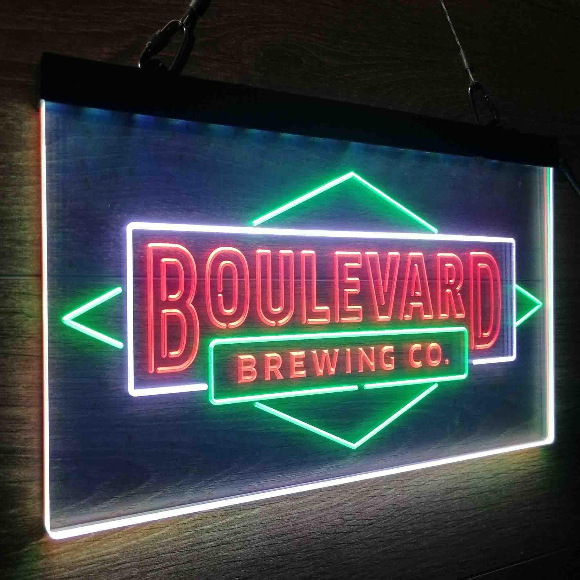 Boulevard Brewing Co. Neon LED Sign 3 Colors