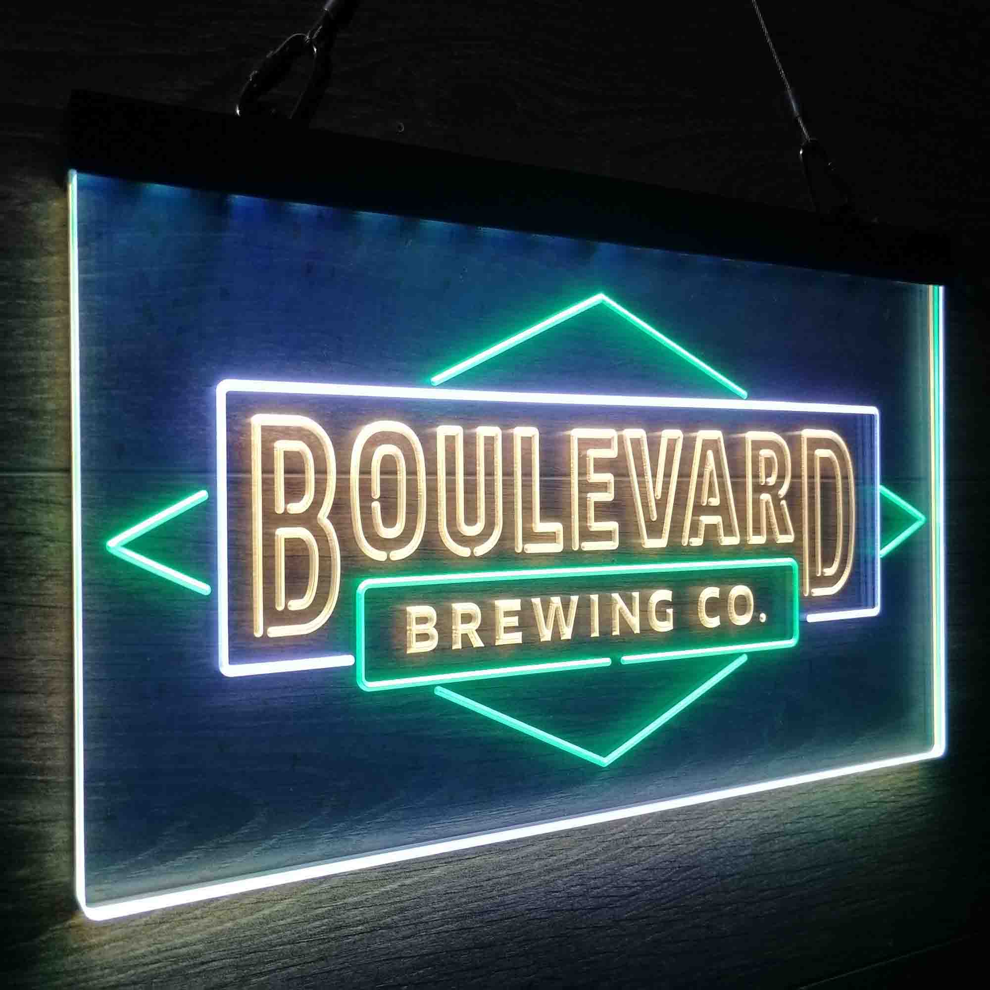 Boulevard Brewing Co. Neon LED Sign 3 Colors