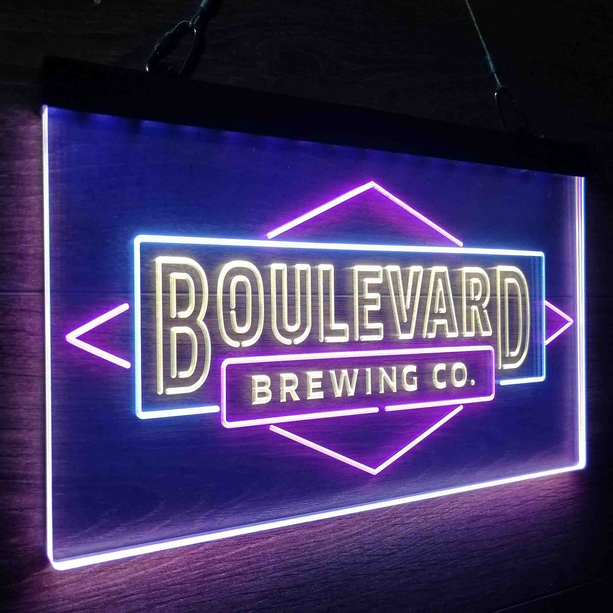 Boulevard Brewing Co. Neon LED Sign 3 Colors