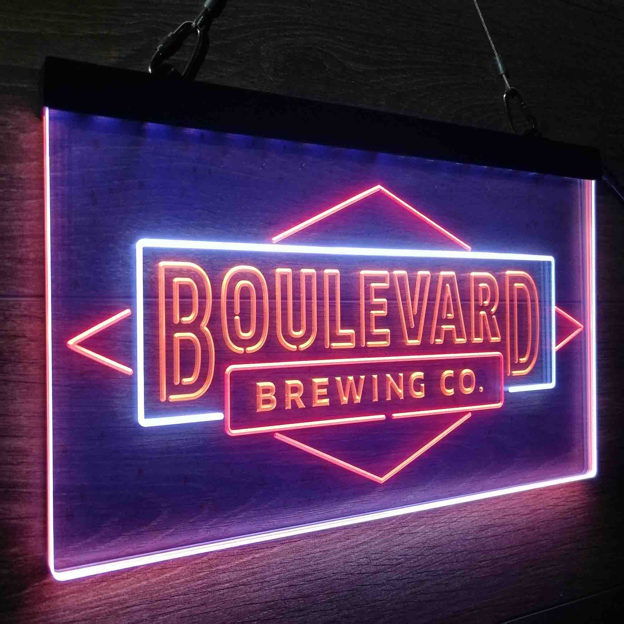 Boulevard Brewing Co. Neon LED Sign 3 Colors