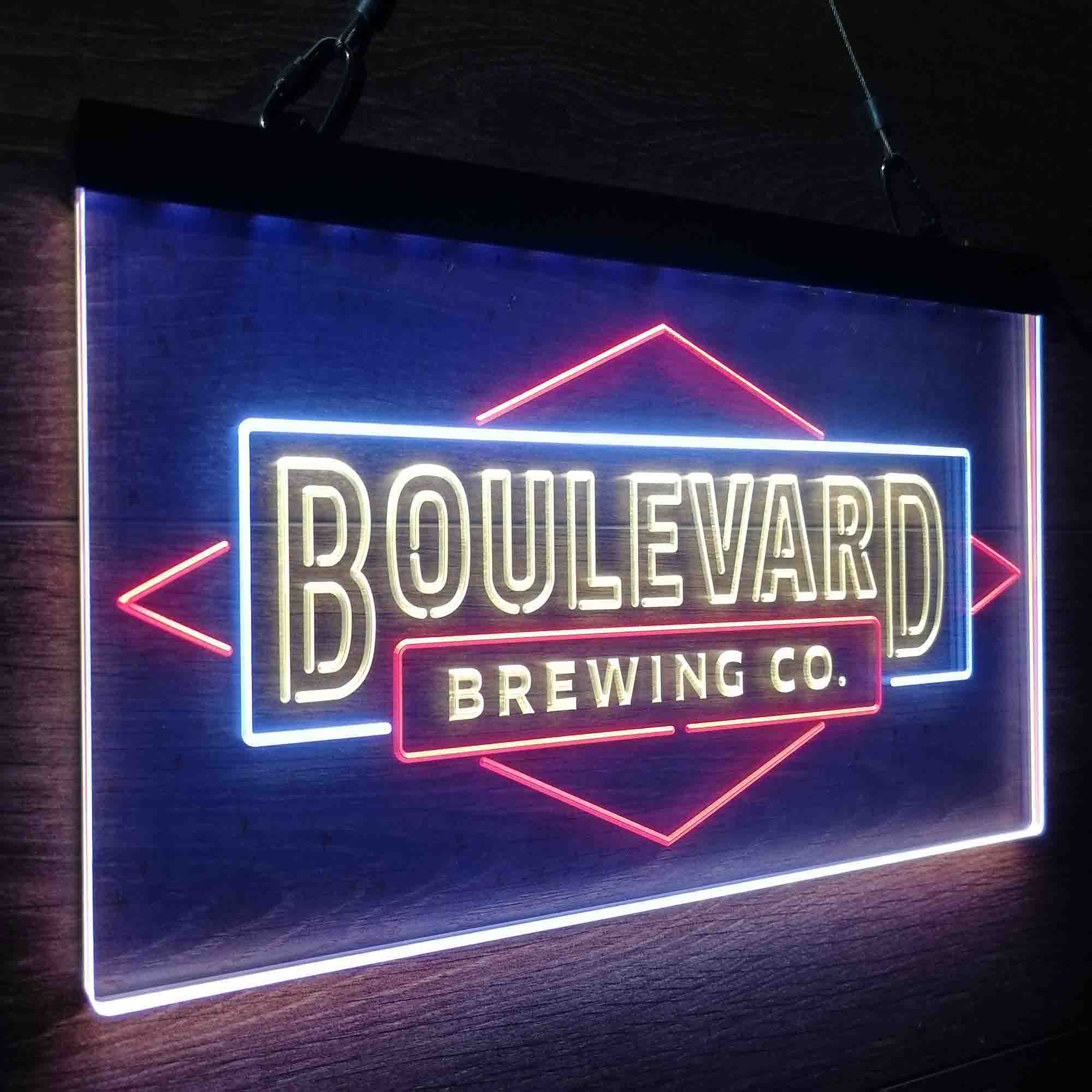 Boulevard Brewing Co. Neon LED Sign 3 Colors