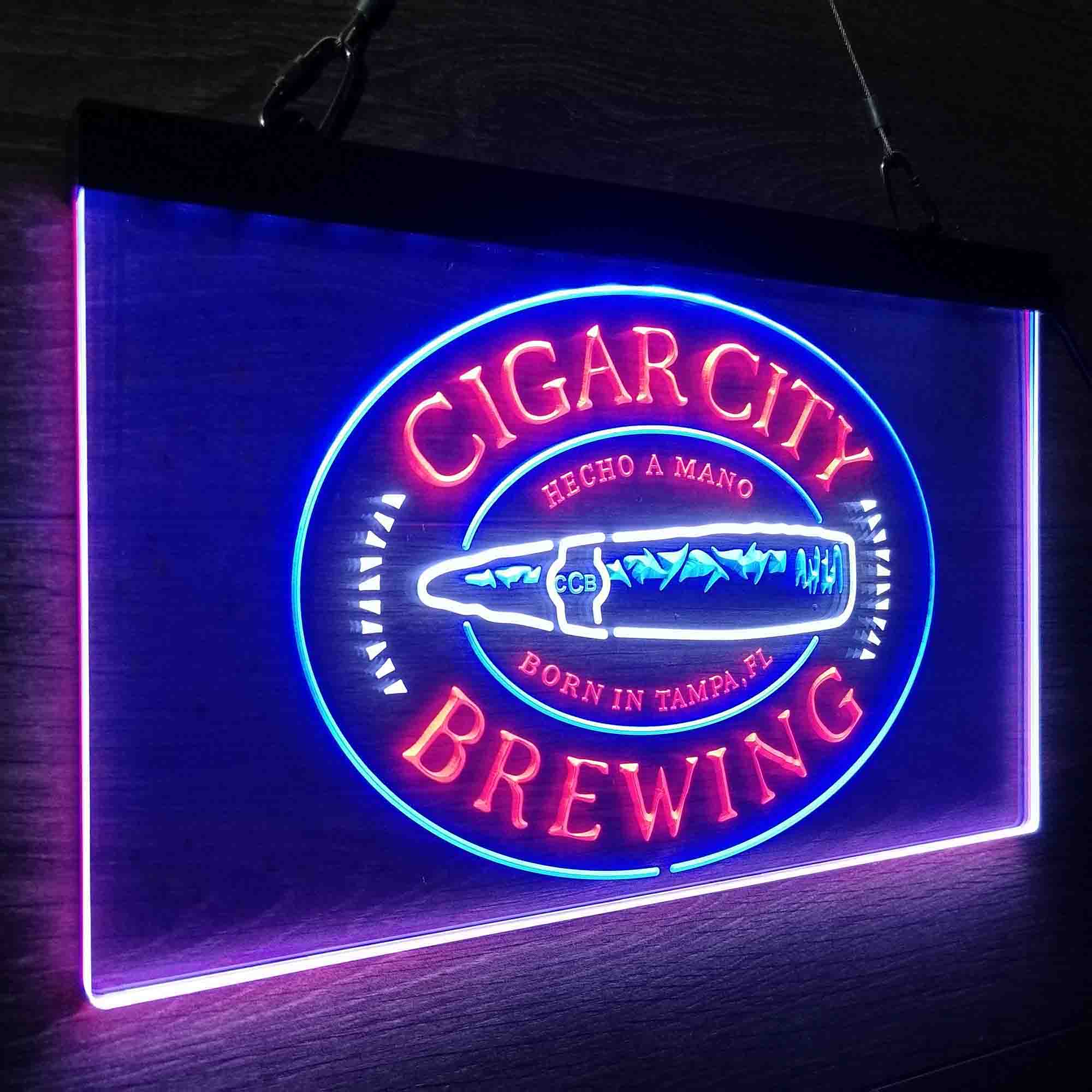 Cigar City Brewing Co. Neon LED Sign 3 Colors