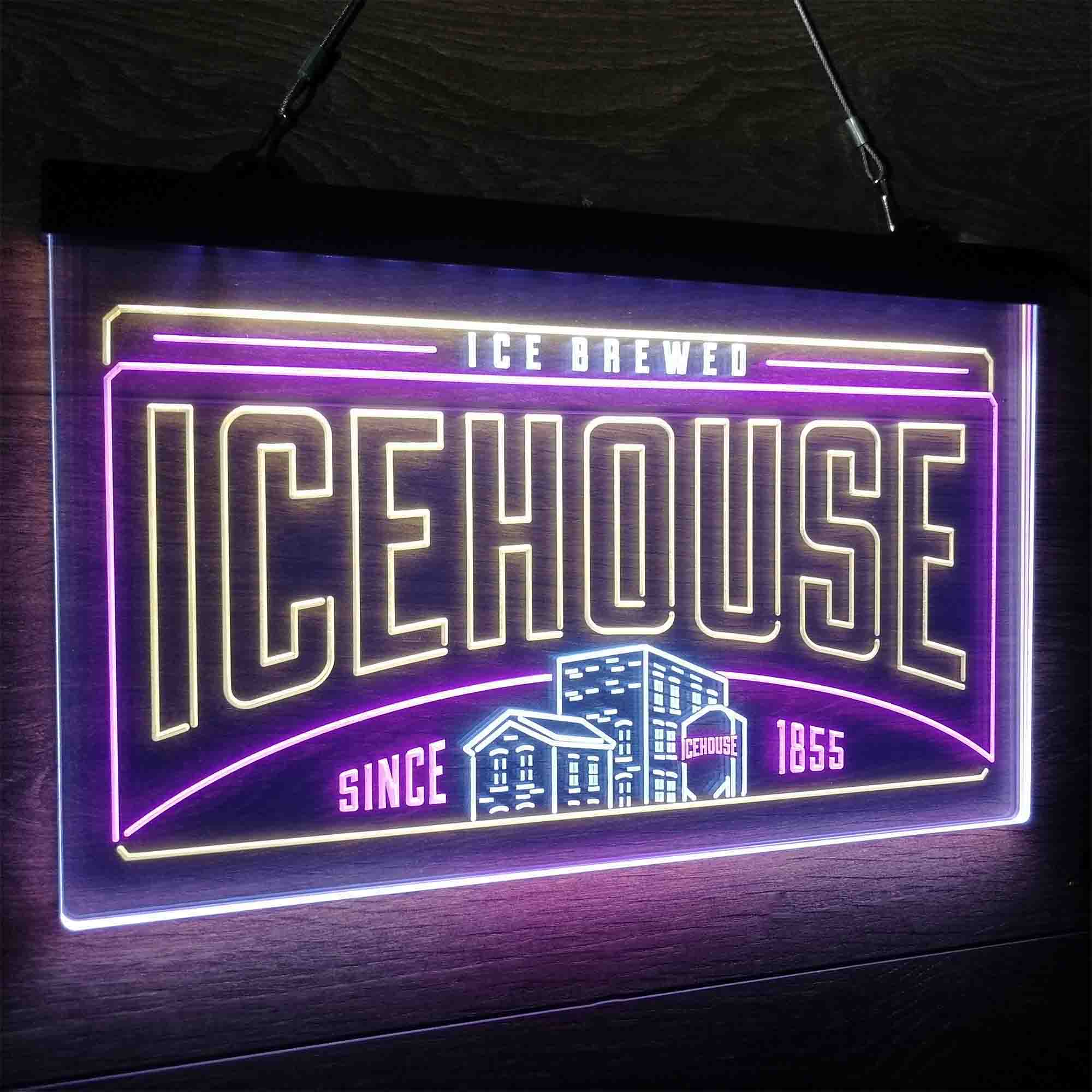 Icehouse Brewing Co. Neon LED Sign 3 Colors