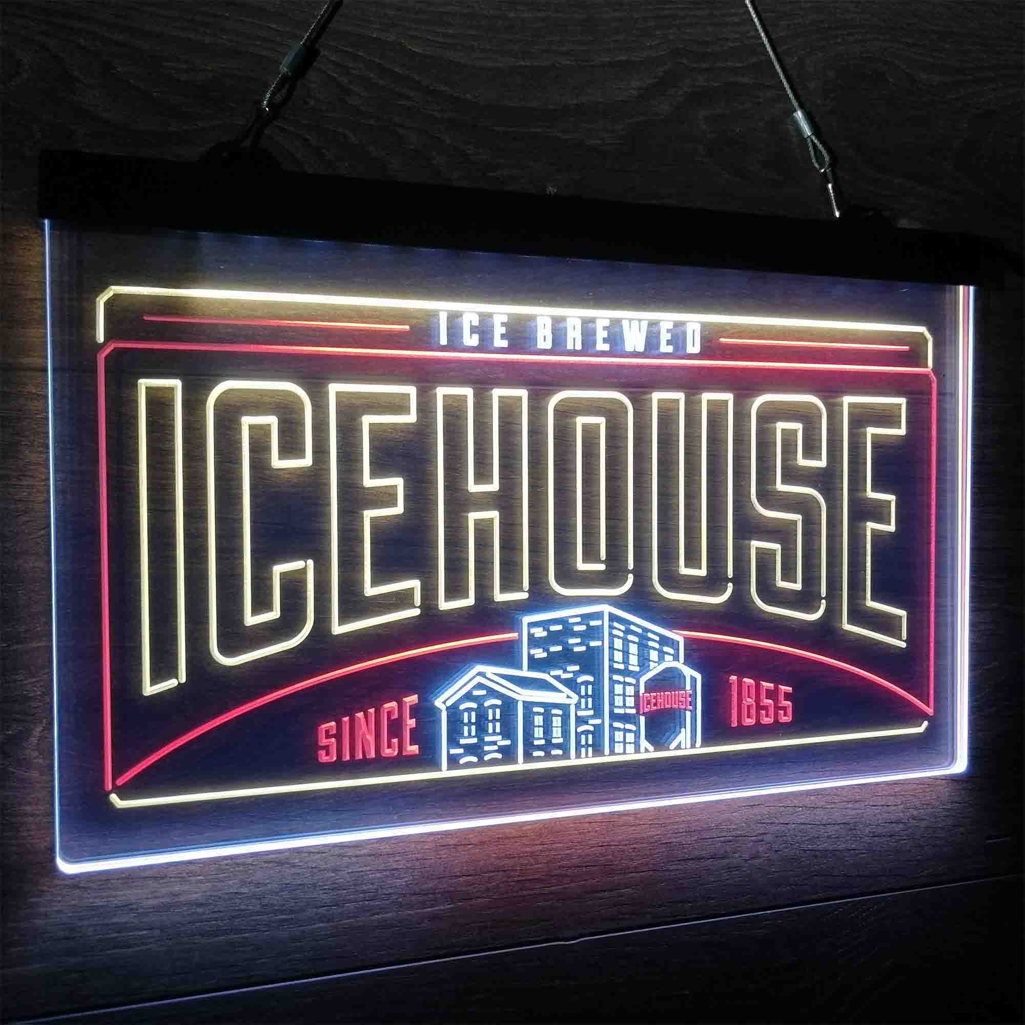 Icehouse Brewing Co. Neon LED Sign 3 Colors