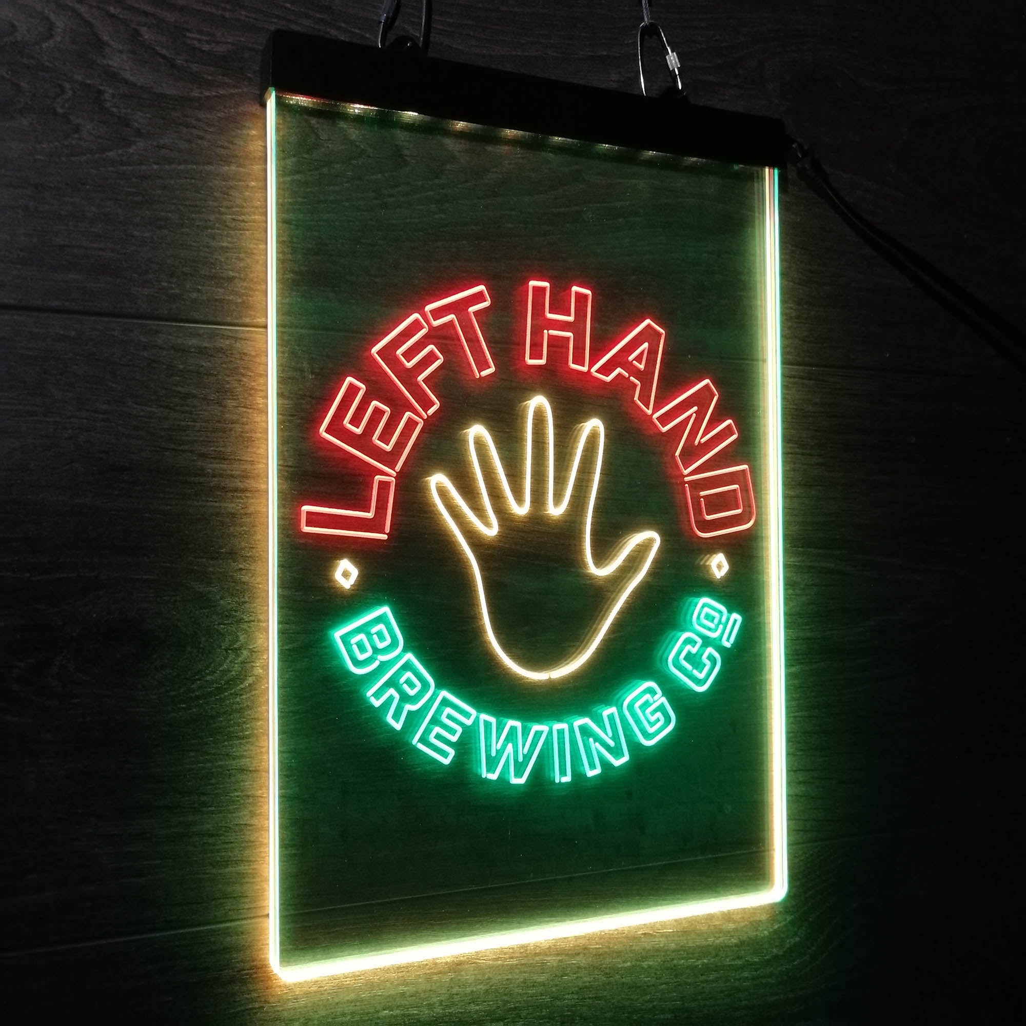 Left Hand Brewing Co. Neon LED Sign 3 Colors