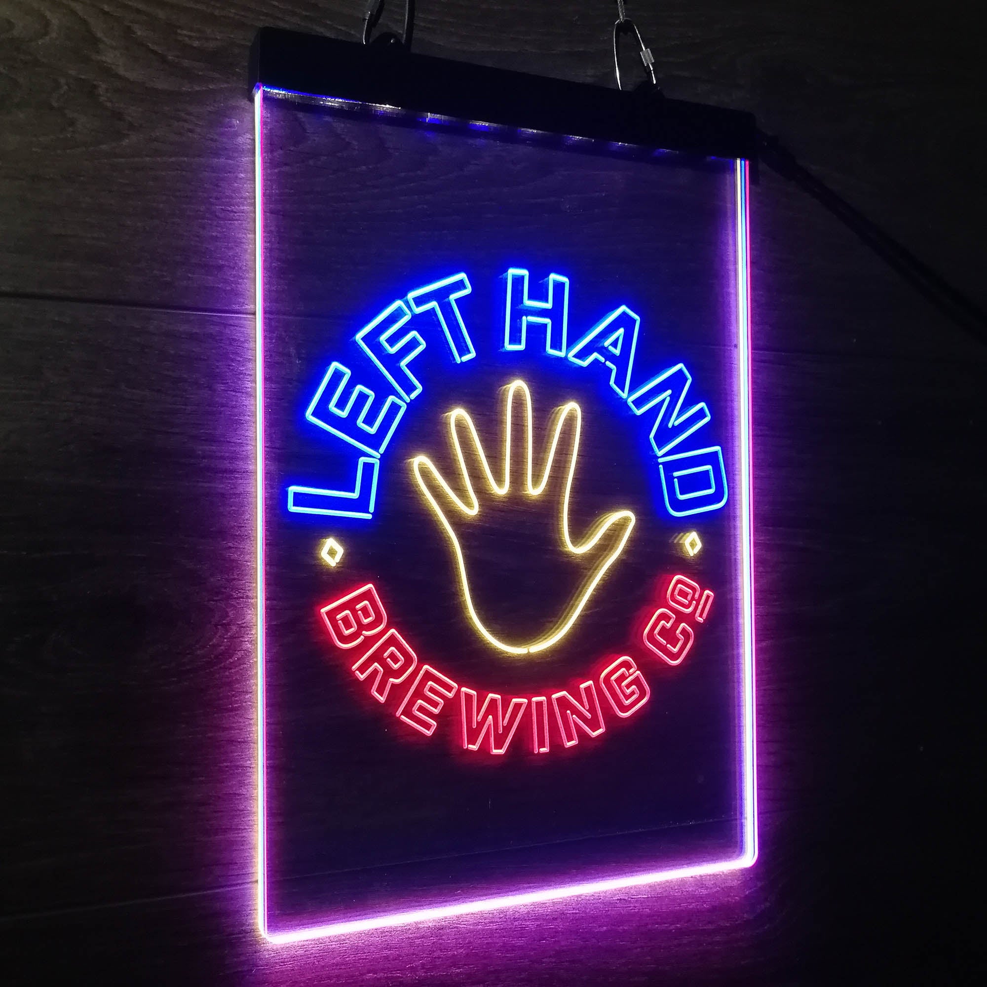 Left Hand Brewing Co. Neon LED Sign 3 Colors