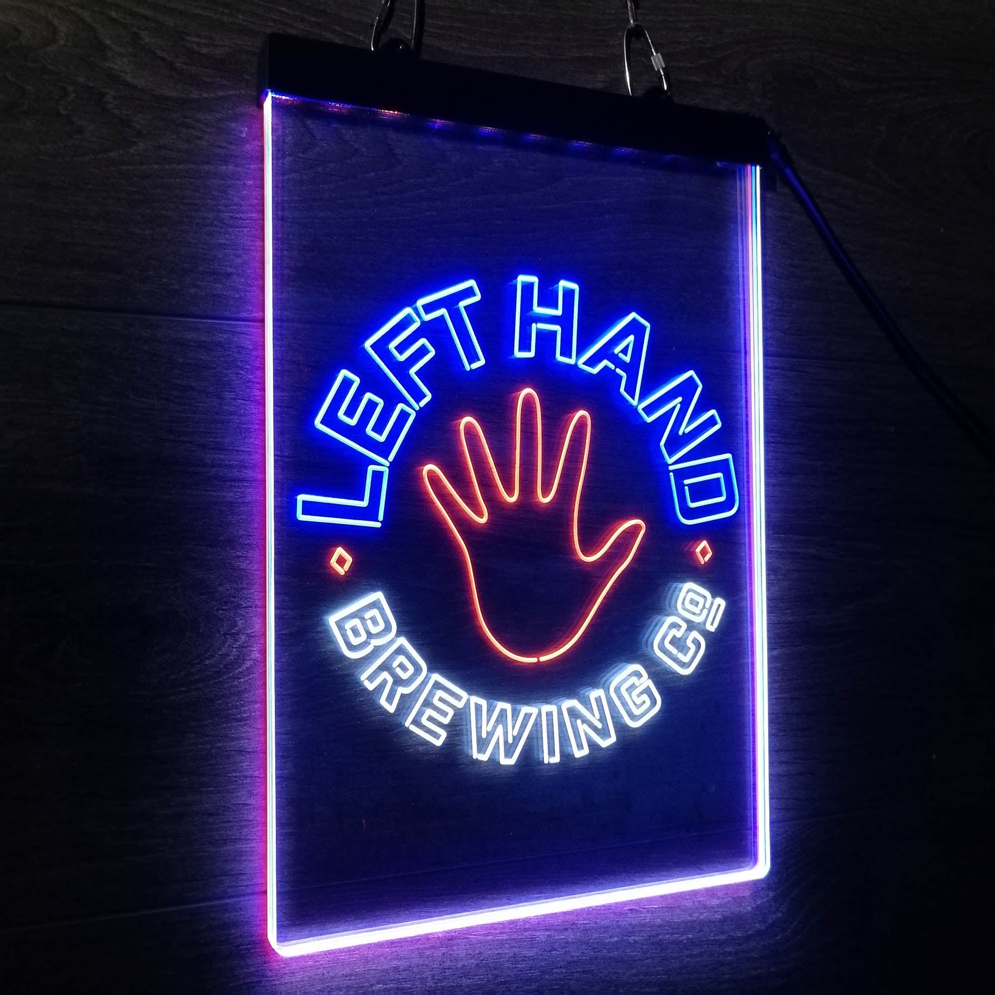 Left Hand Brewing Co. Neon LED Sign 3 Colors