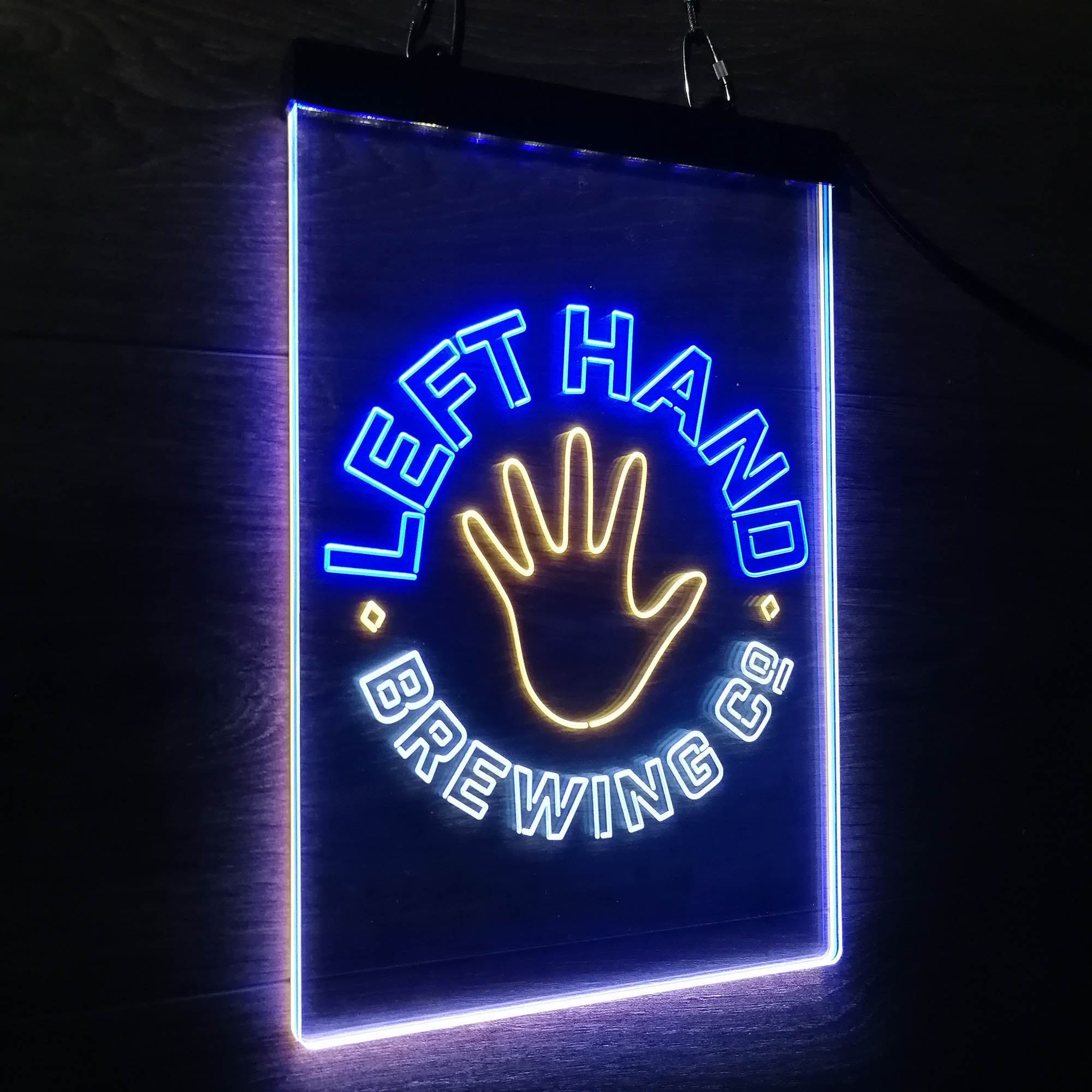 Left Hand Brewing Co. Neon LED Sign 3 Colors