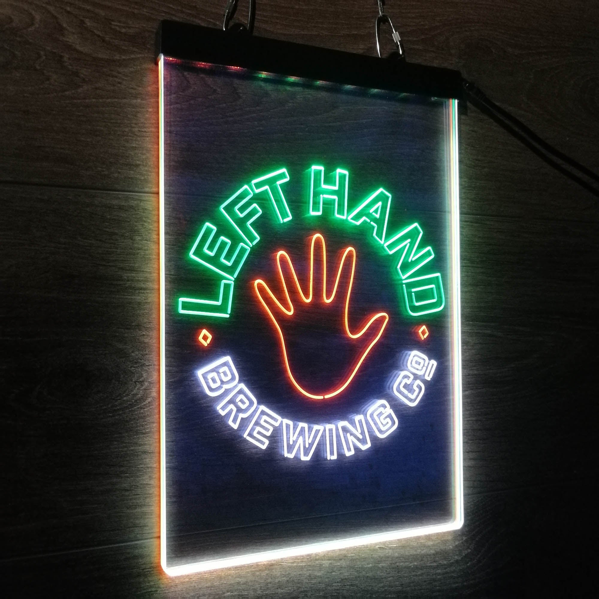 Left Hand Brewing Co. Neon LED Sign 3 Colors