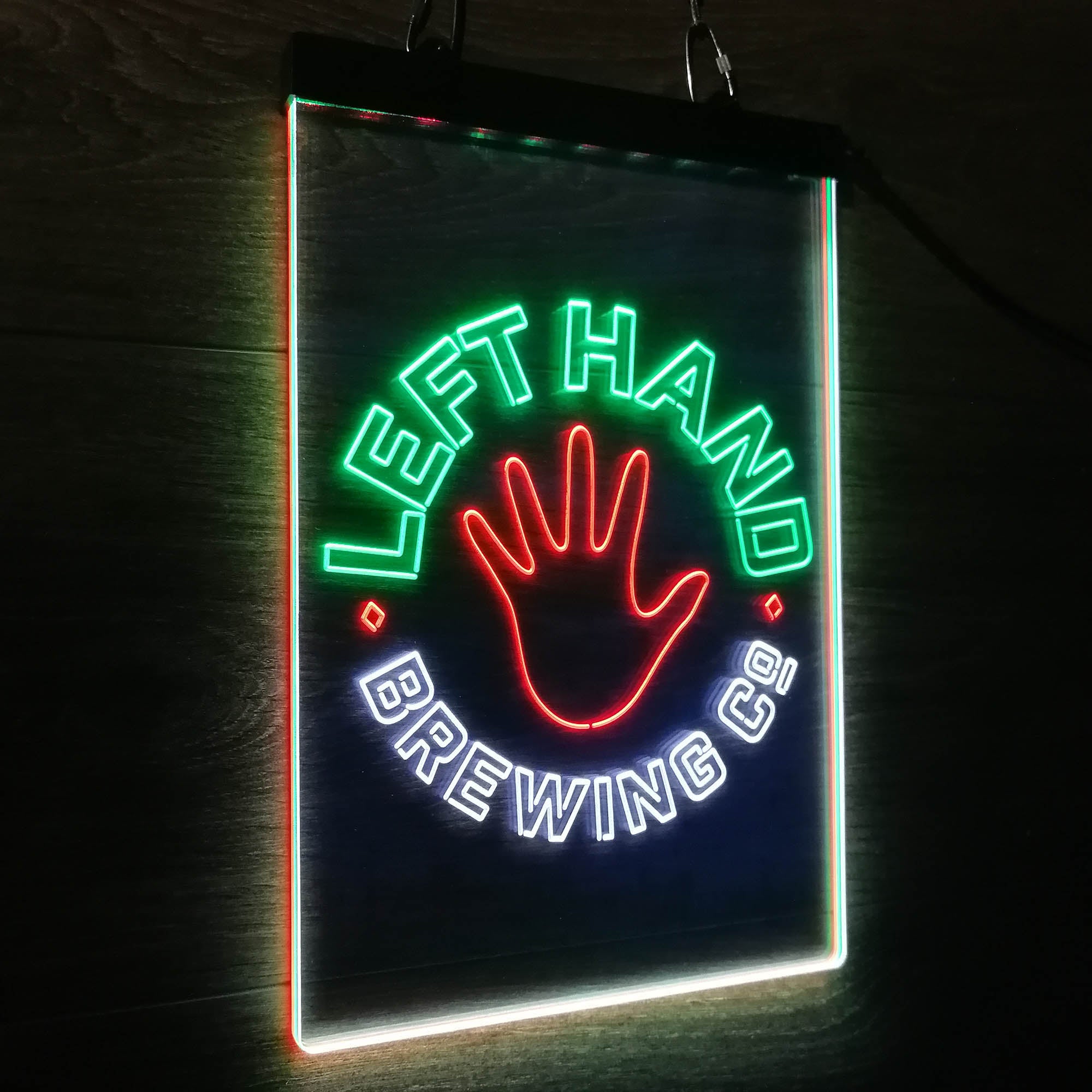 Left Hand Brewing Co. Neon LED Sign 3 Colors