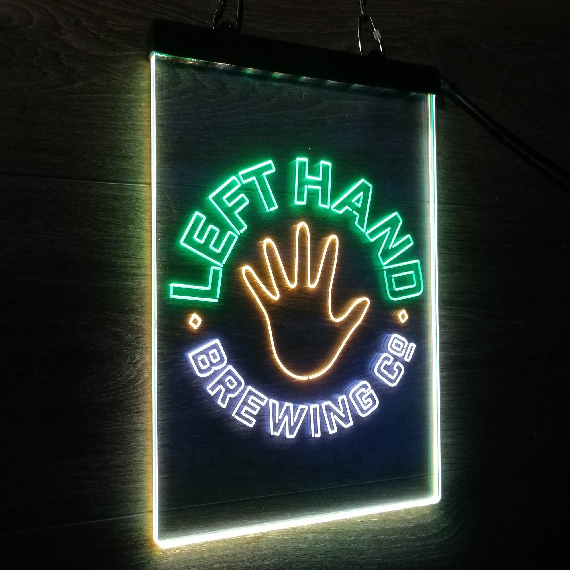 Left Hand Brewing Co. Neon LED Sign 3 Colors