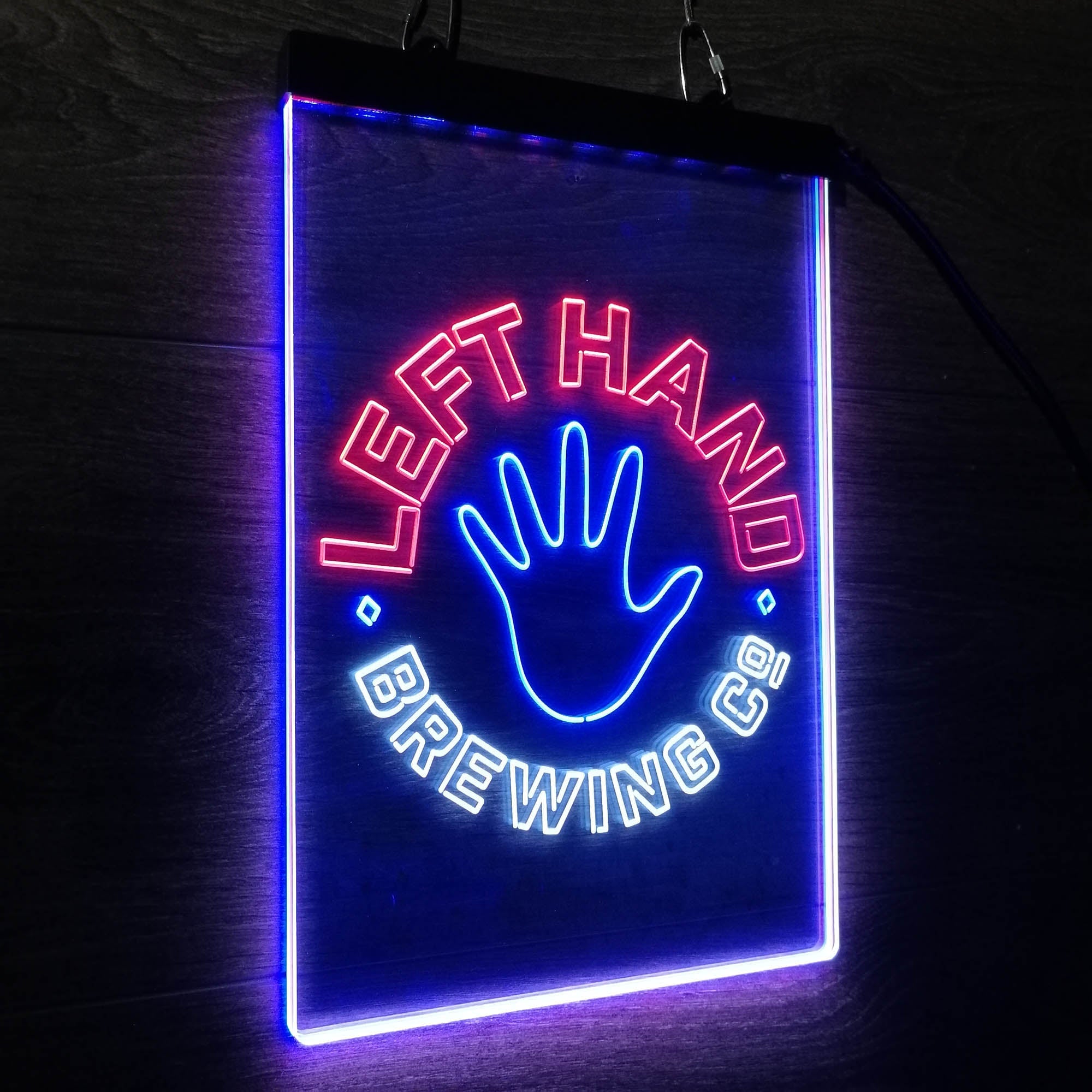 Left Hand Brewing Co. Neon LED Sign 3 Colors