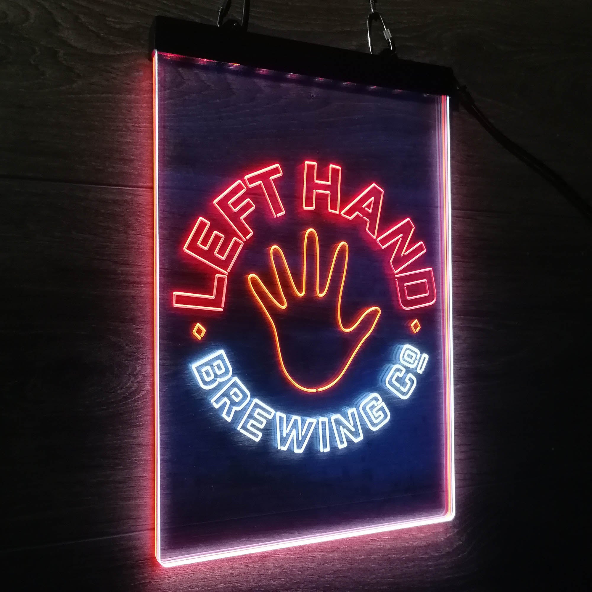 Left Hand Brewing Co. Neon LED Sign 3 Colors