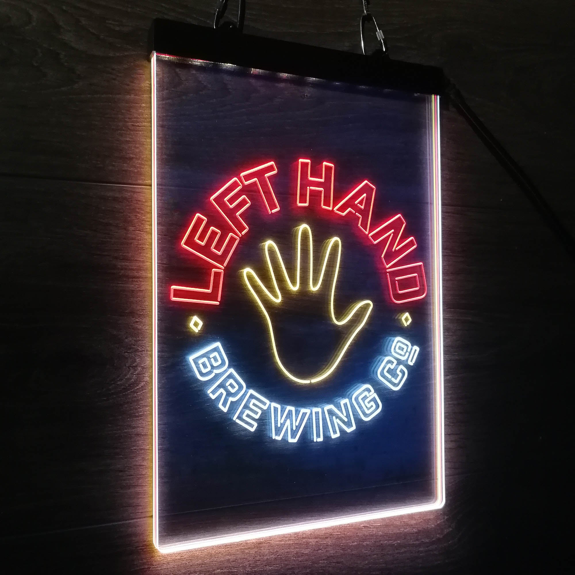 Left Hand Brewing Co. Neon LED Sign 3 Colors