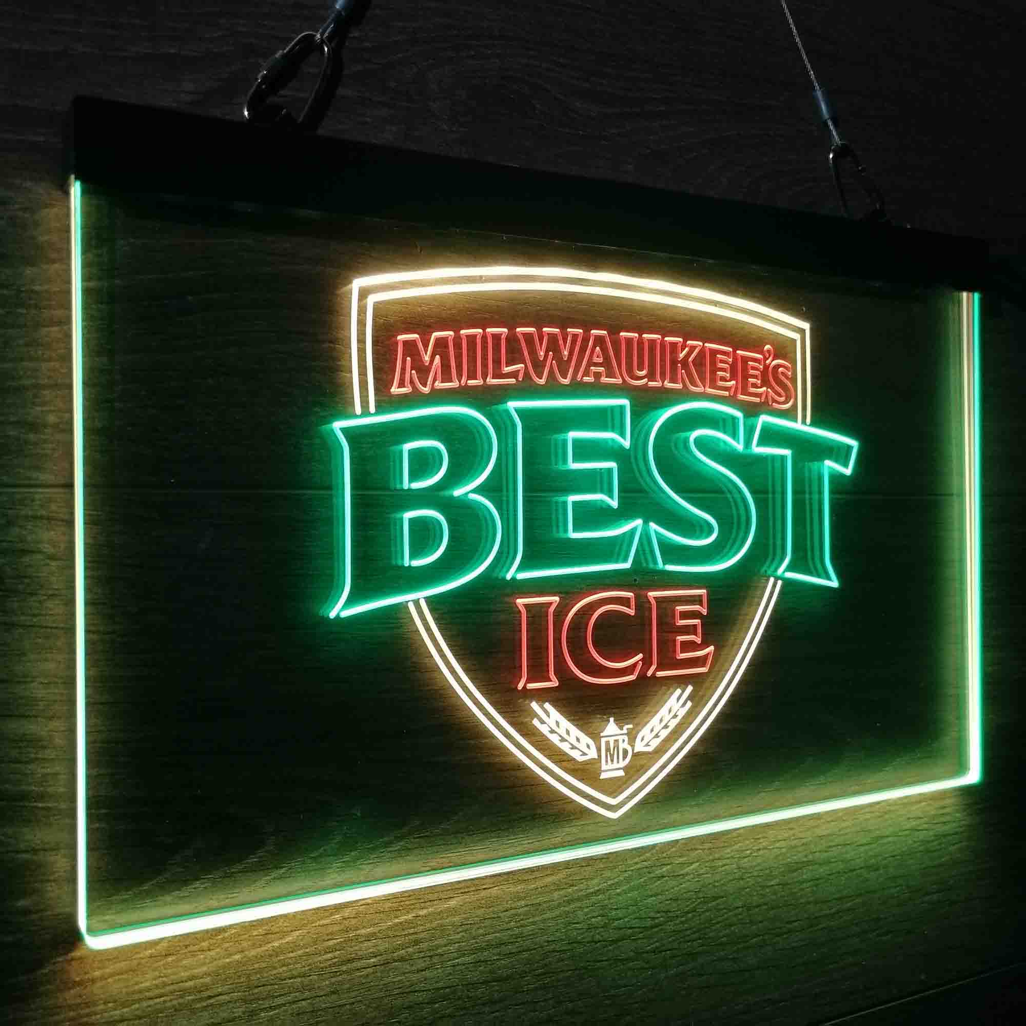 Milwakuee's B Neon LED Sign 3 Colors