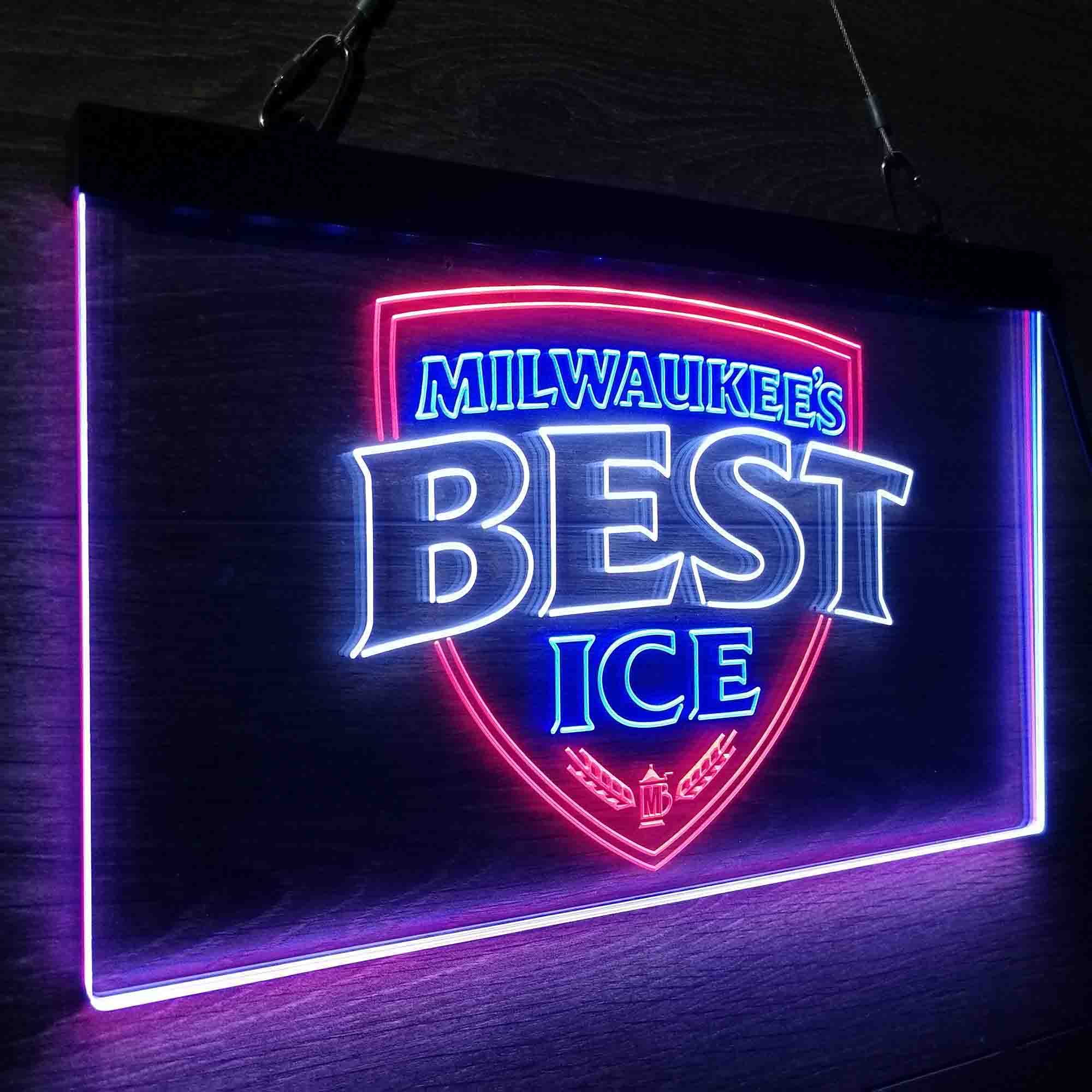 Milwakuee's B Neon LED Sign 3 Colors