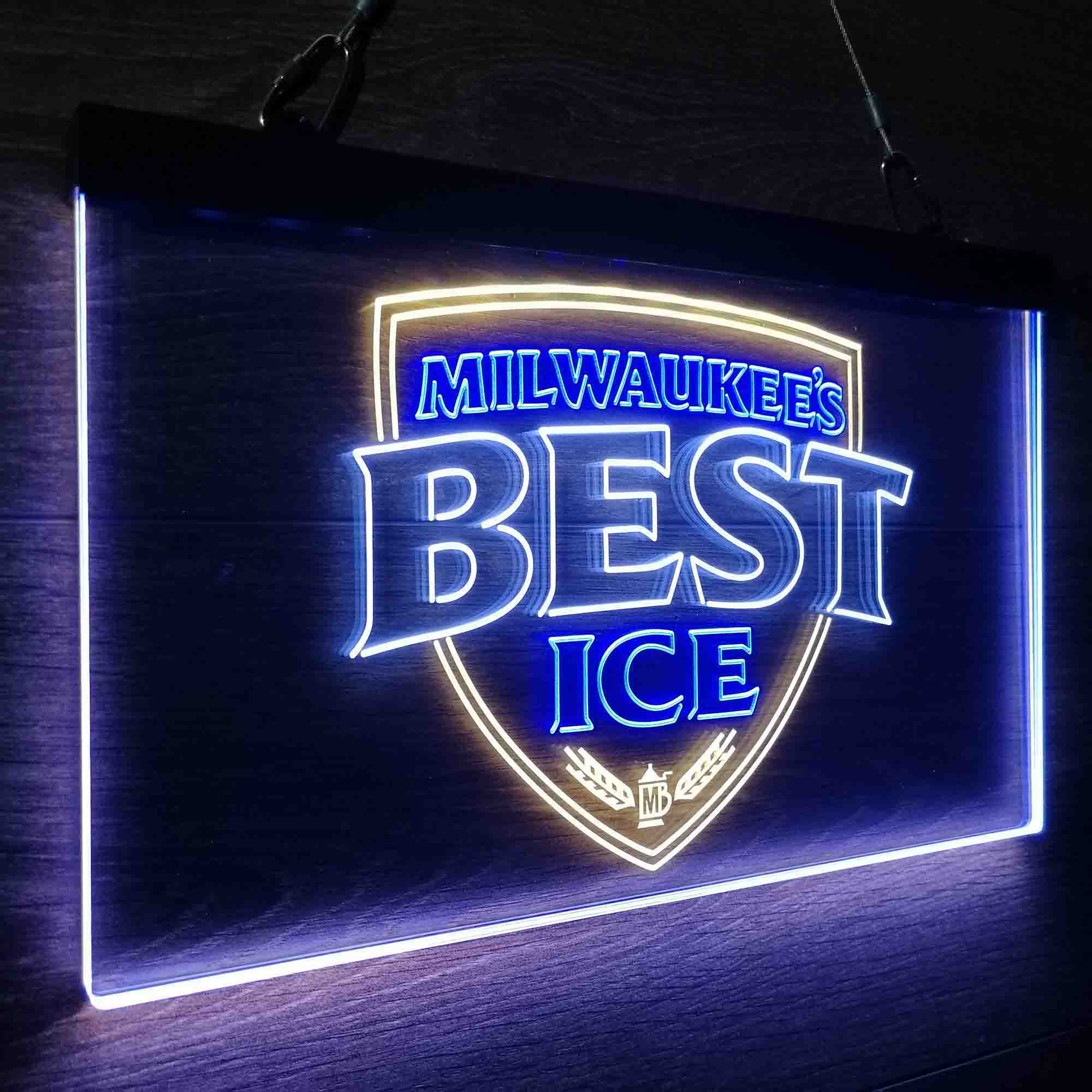 Milwakuee's B Neon LED Sign 3 Colors