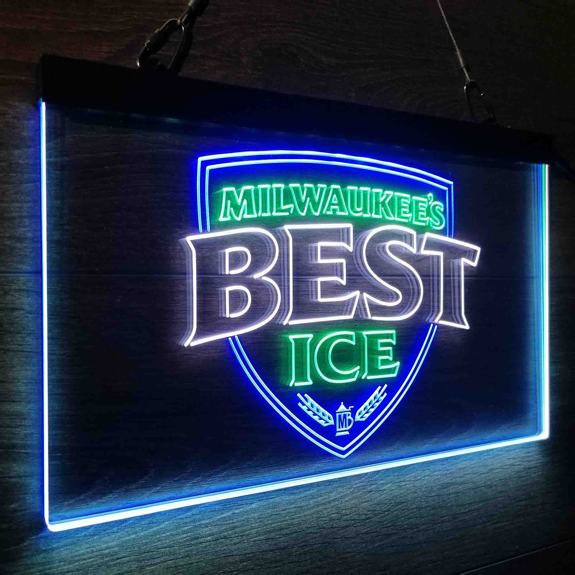 Milwakuee's B Neon LED Sign 3 Colors