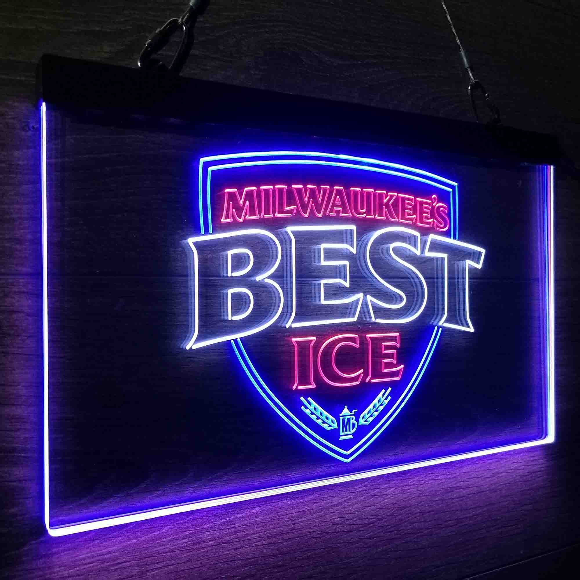 Milwakuee's B Neon LED Sign 3 Colors