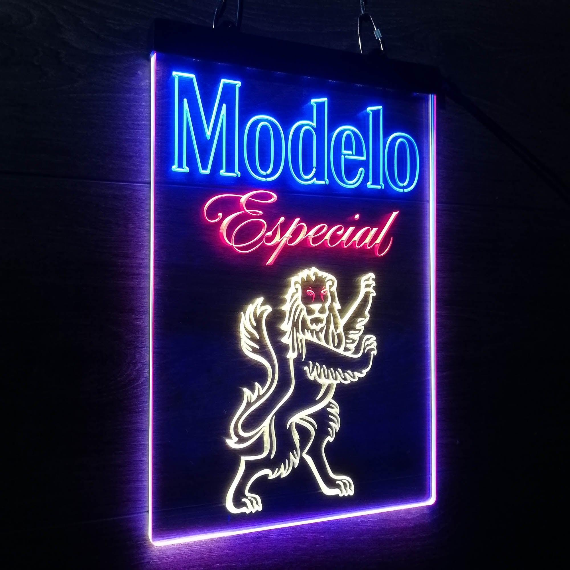 Modelo Especial Vertical Neon LED Sign 3 Colors