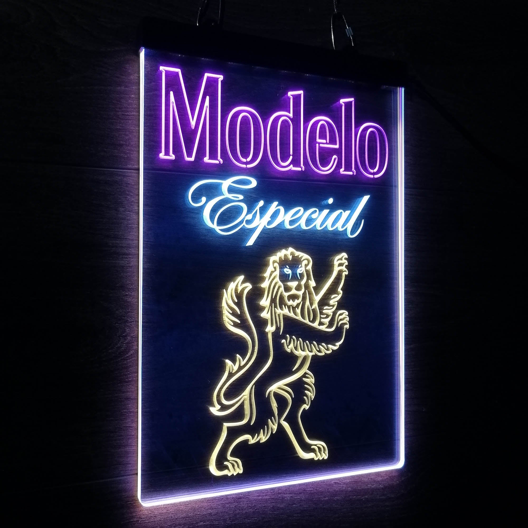 Modelo Especial Vertical Neon LED Sign 3 Colors