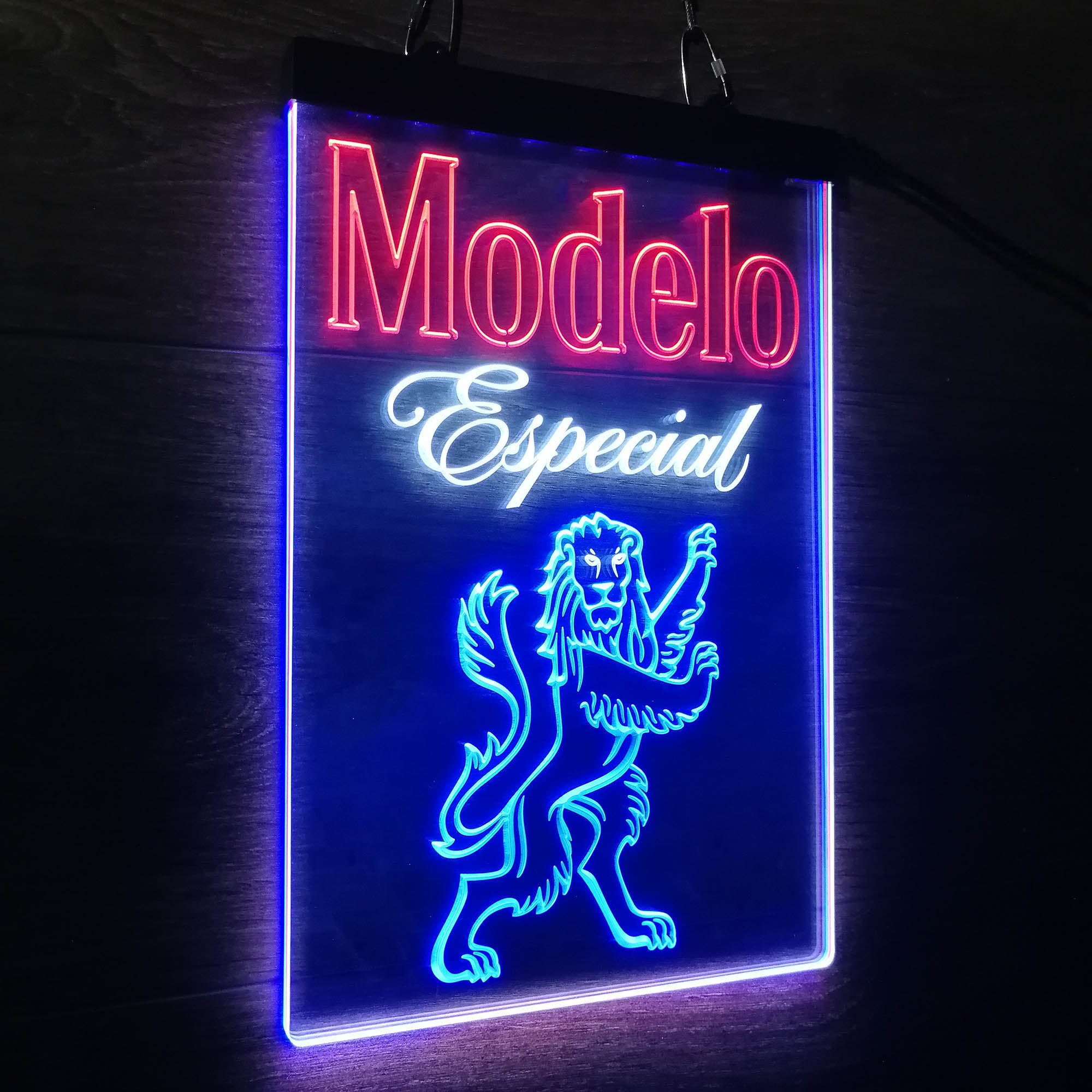 Modelo Especial Vertical Neon LED Sign 3 Colors