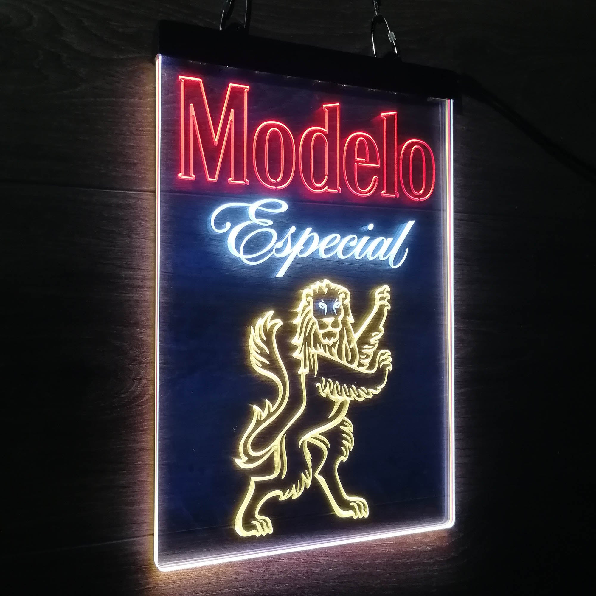 Modelo Especial Vertical Neon LED Sign 3 Colors