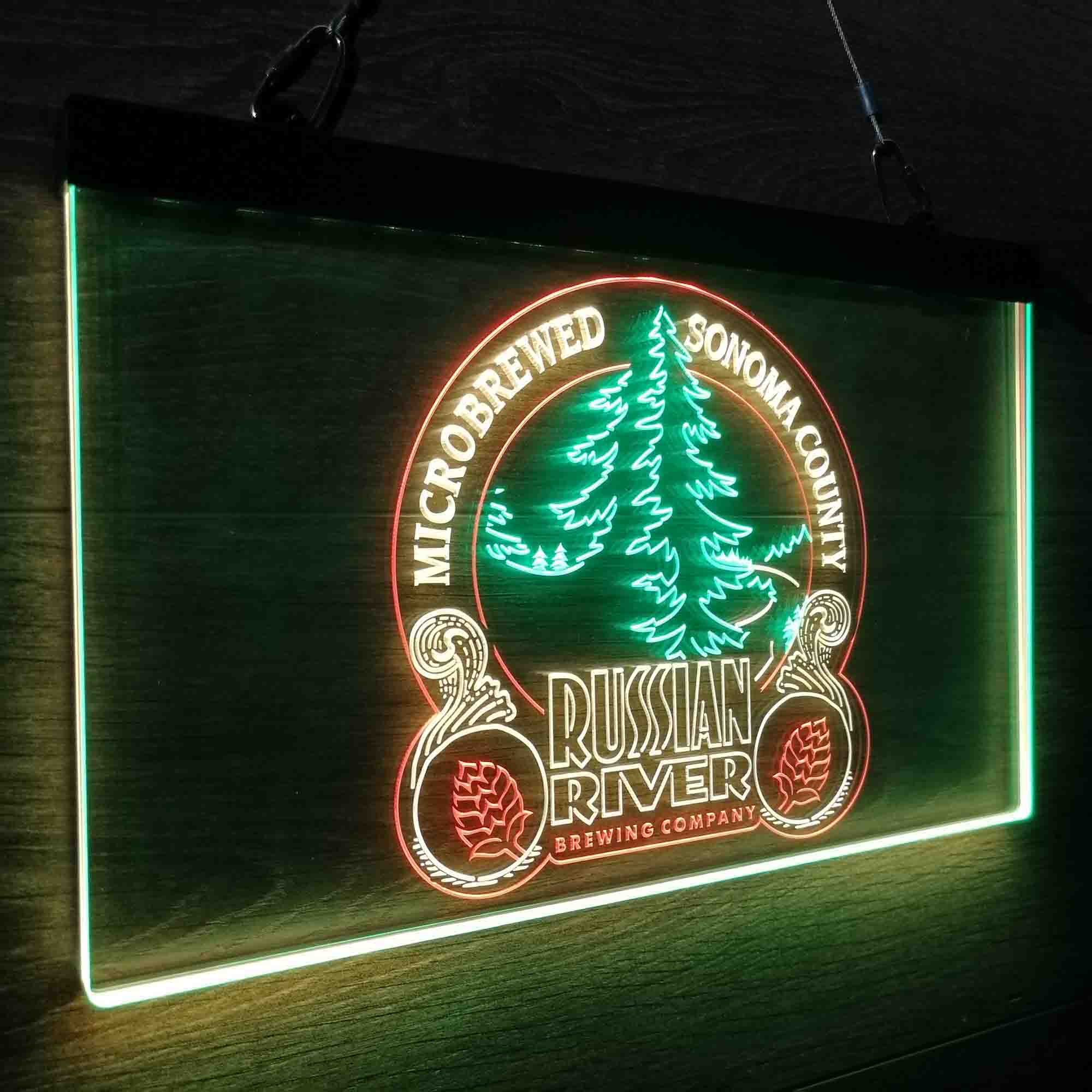 Russian River Brewing Co. Neon LED Sign 3 Colors