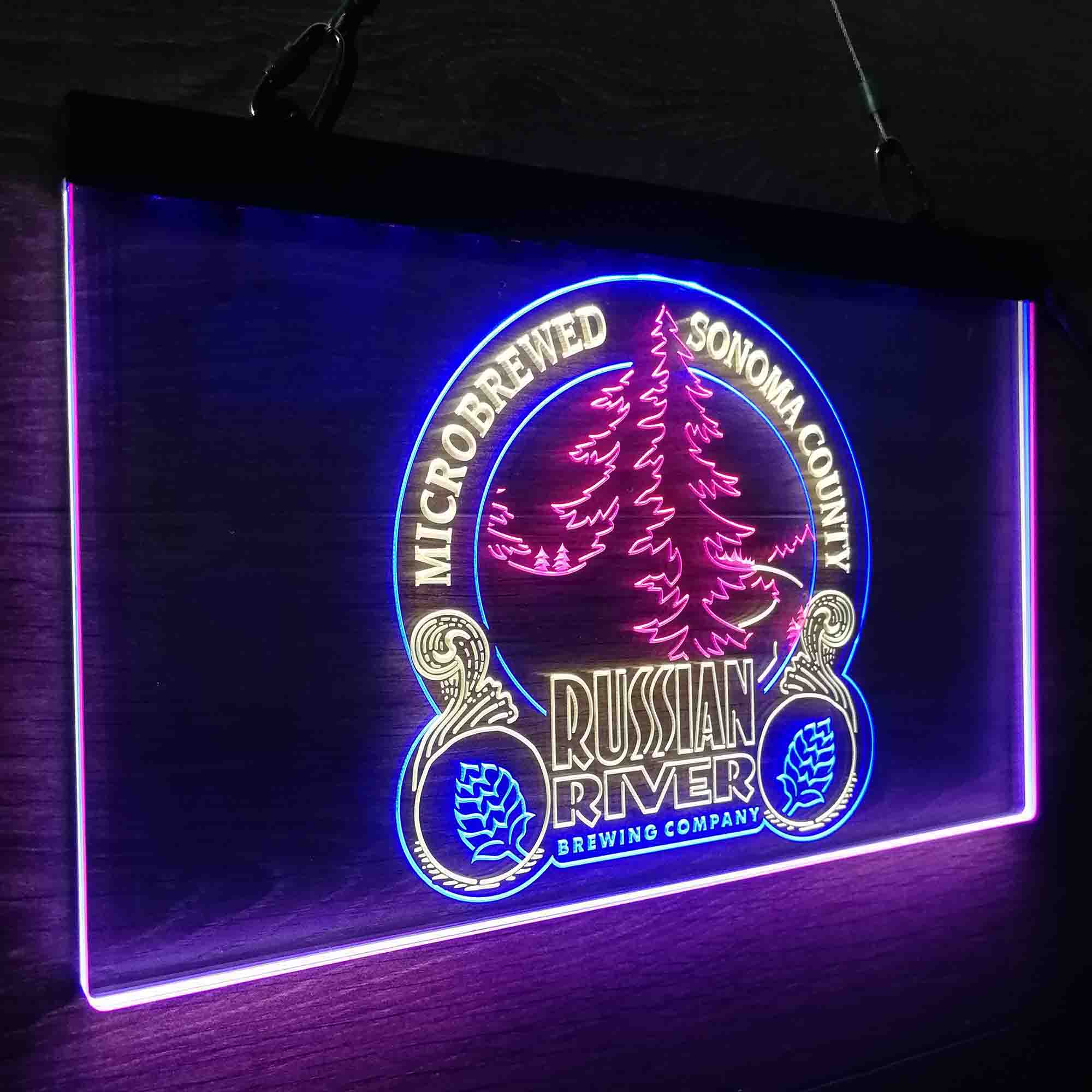 Russian River Brewing Co. Neon LED Sign 3 Colors