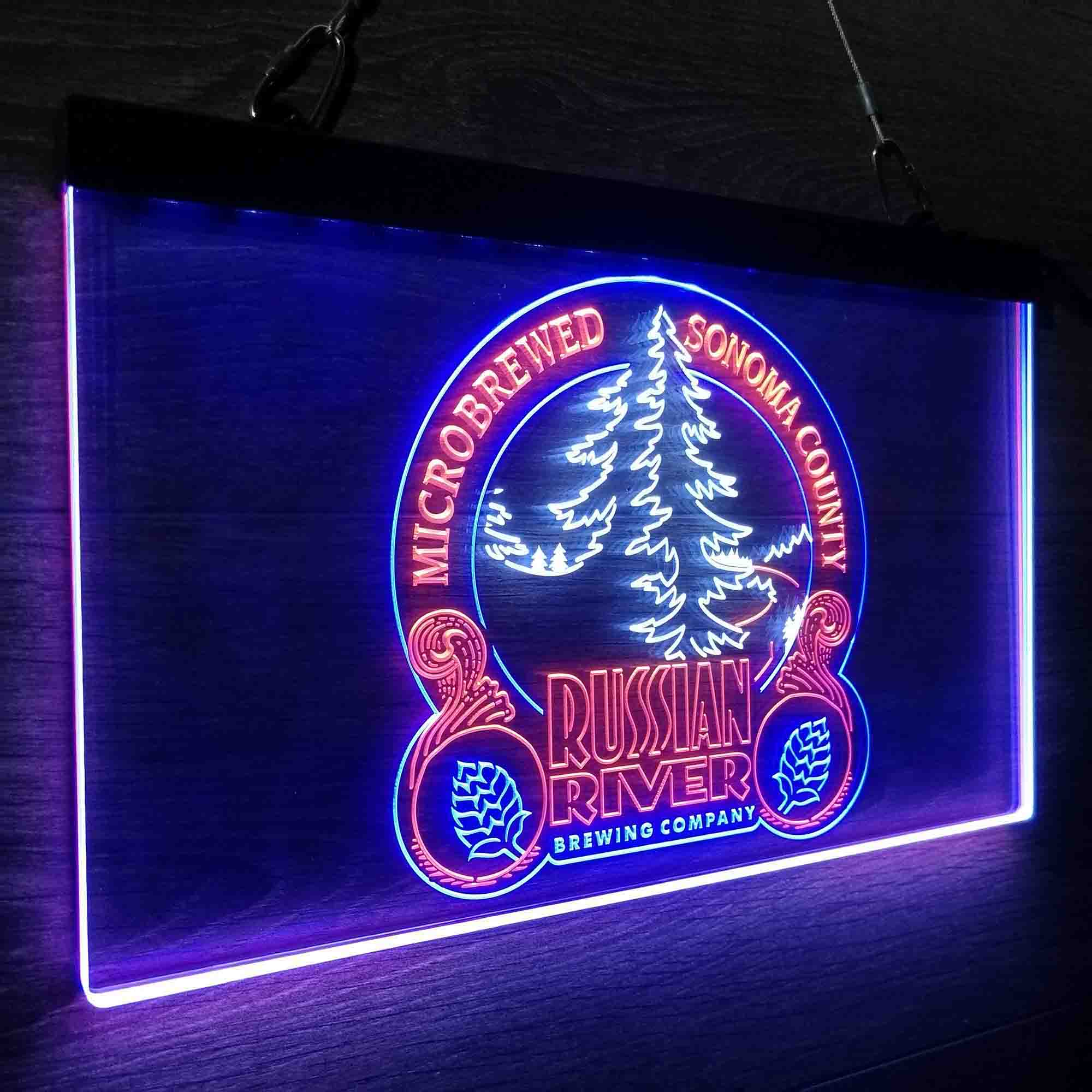 Russian River Brewing Co. Neon LED Sign 3 Colors