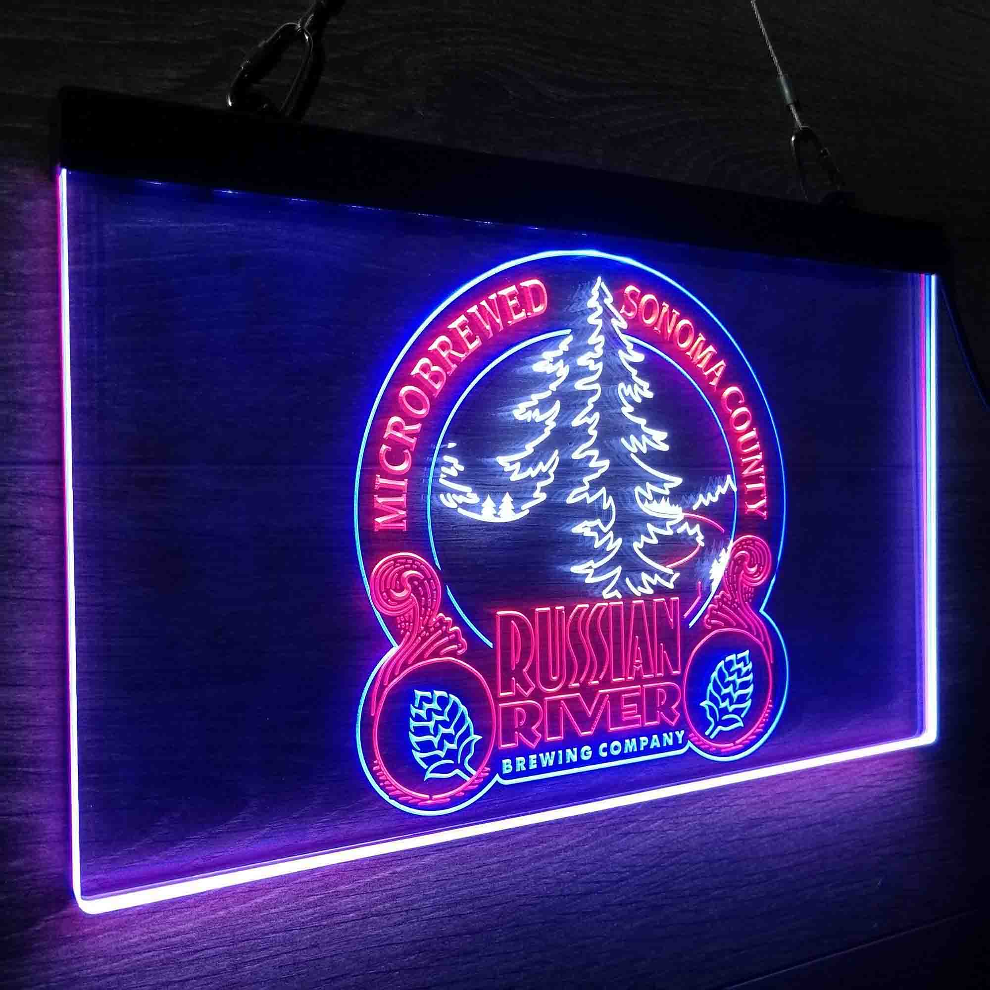 Russian River Brewing Co. Neon LED Sign 3 Colors